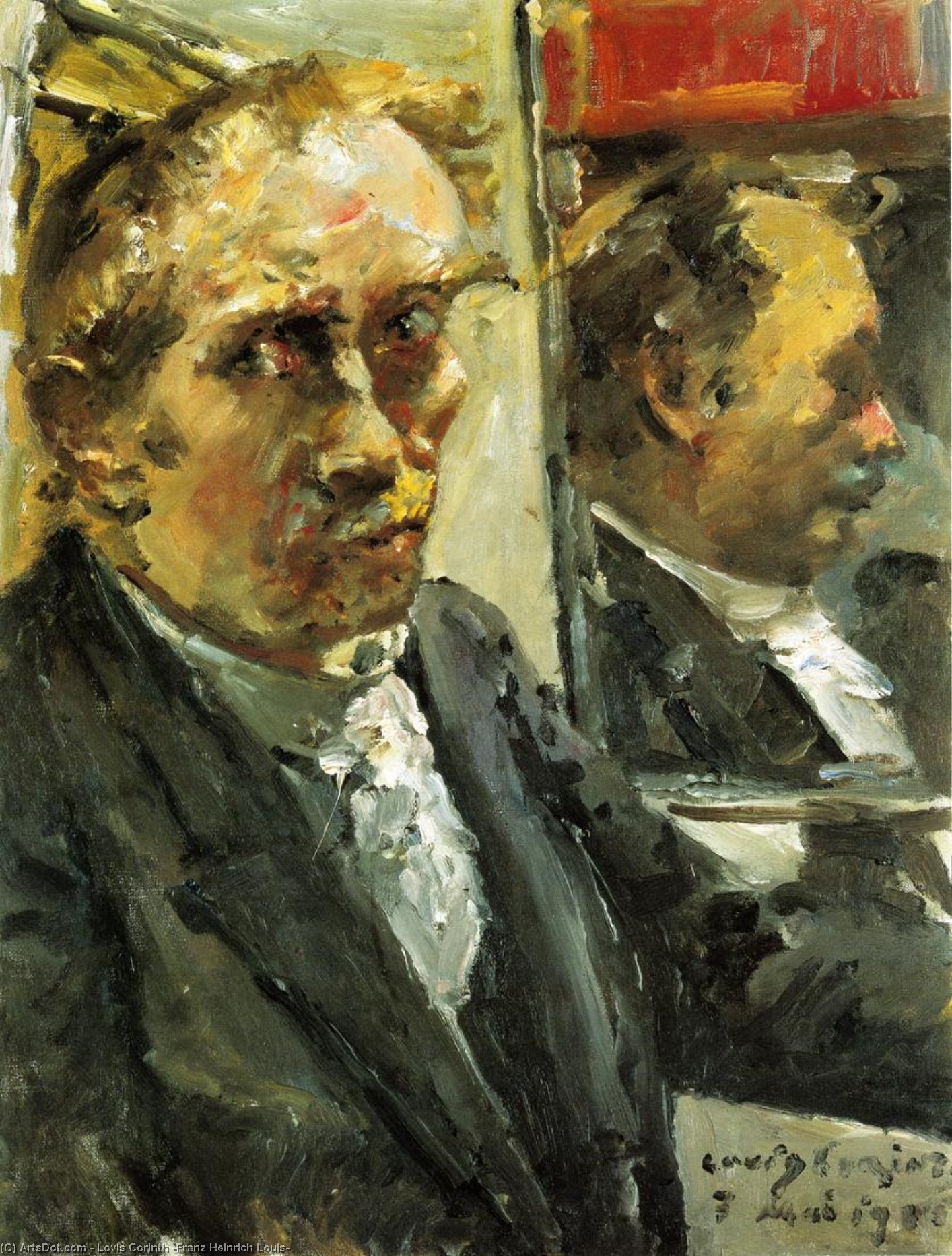 Last Self Portrait — Lovis Corinth