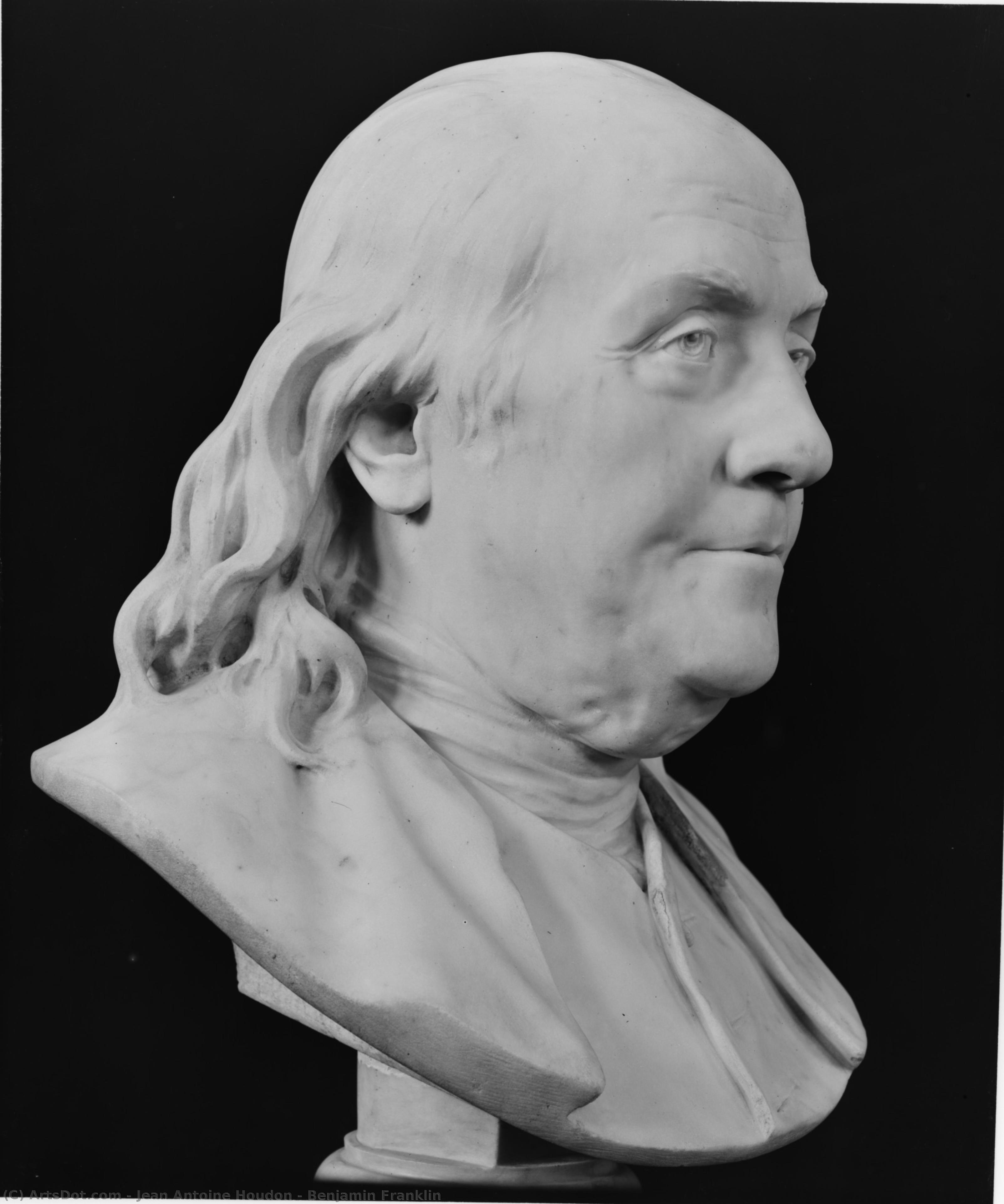 Benjamin Franklin — Jean Antoine Houdon