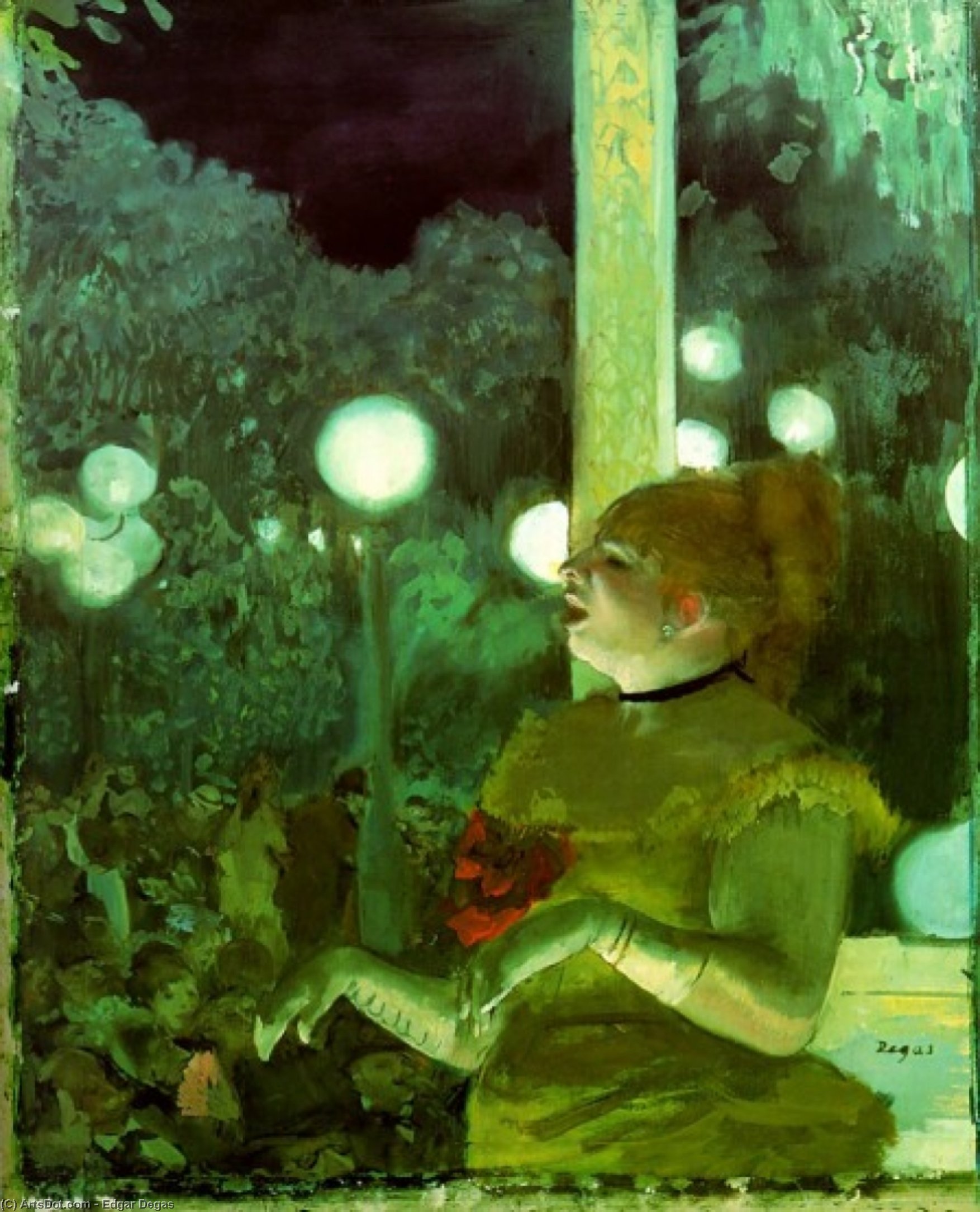 Café-konzert — Hilaire-germain-edgar Degas