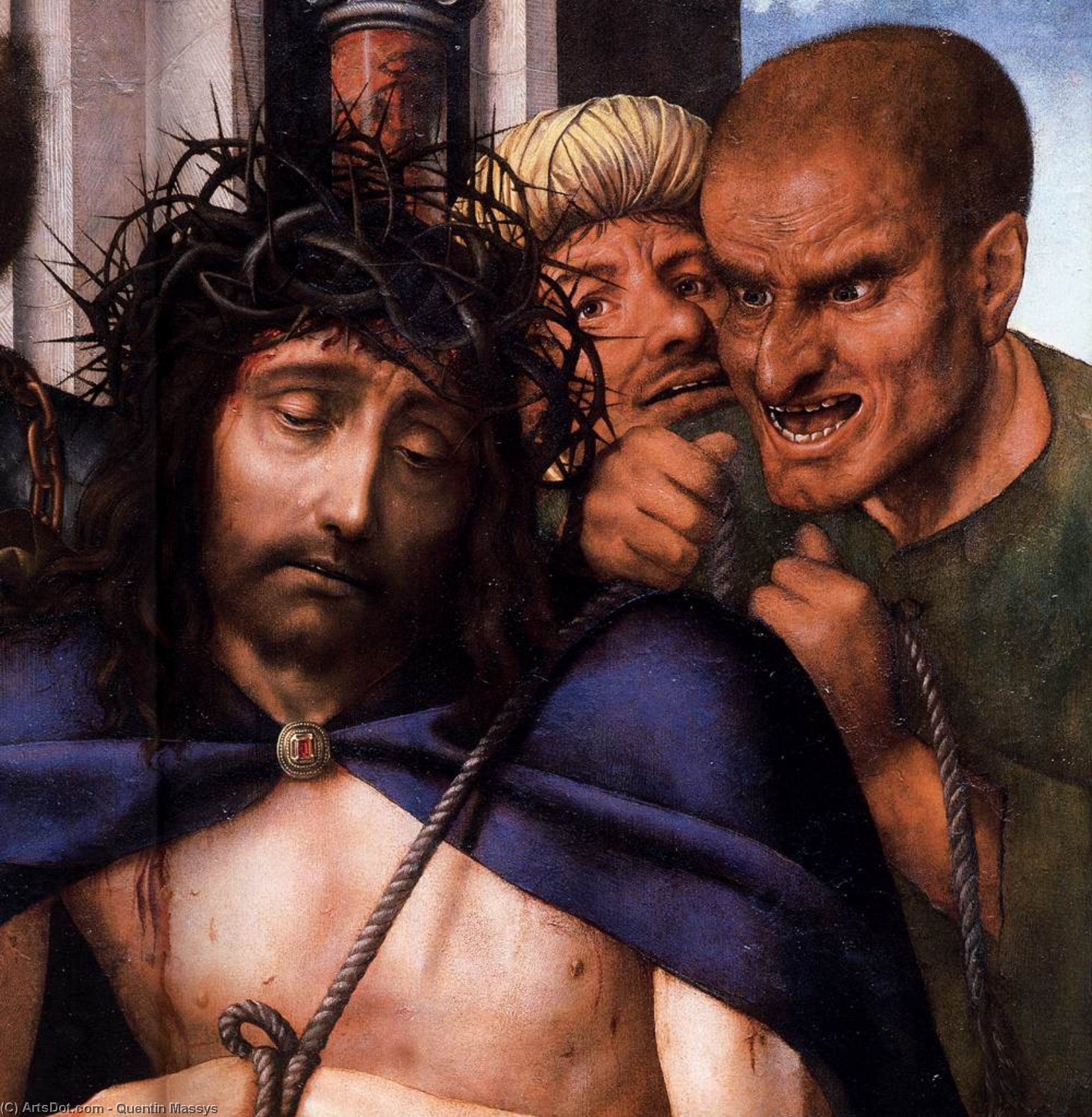Ecce Homo (detail) — Quentin Matsys