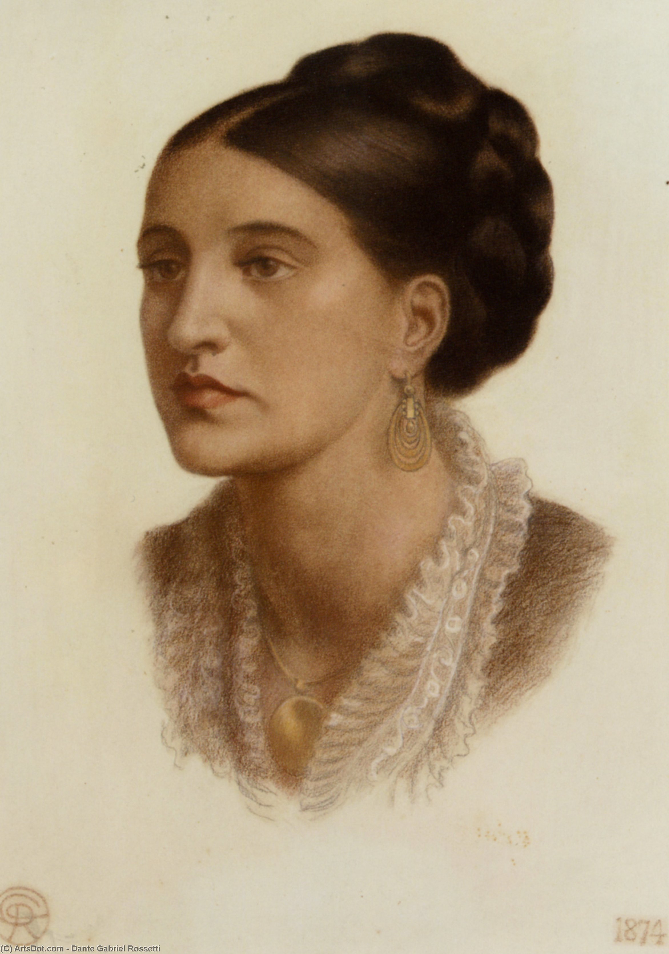 Ritratto Della Signora Georgina A Fernandez — Dante Gabriel Rossetti
