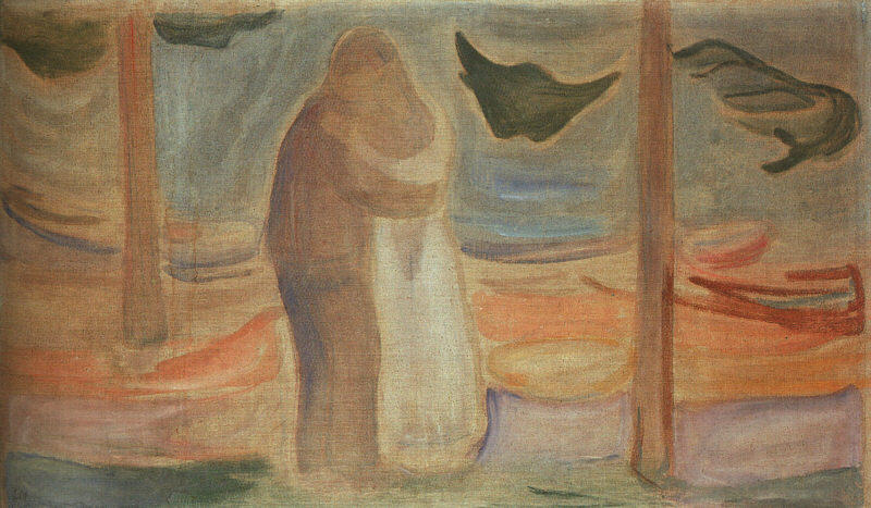 Par Par Nydalen Ved Kirken — Edvard Munch