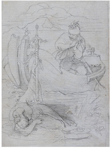 Morte D'arthur — Daniel Maclise