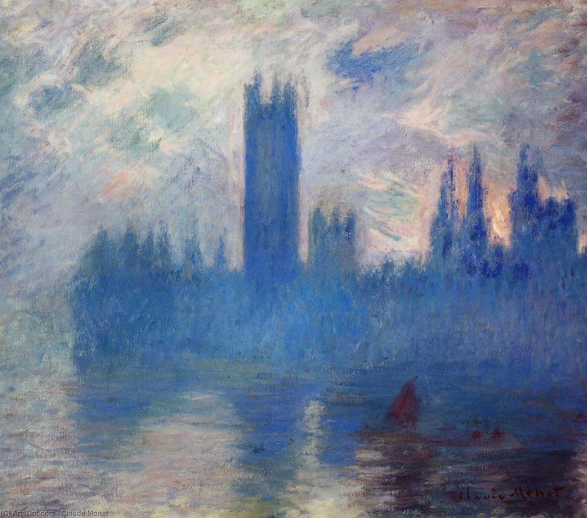Houses Of Parliament, Westminster — Claude Monet