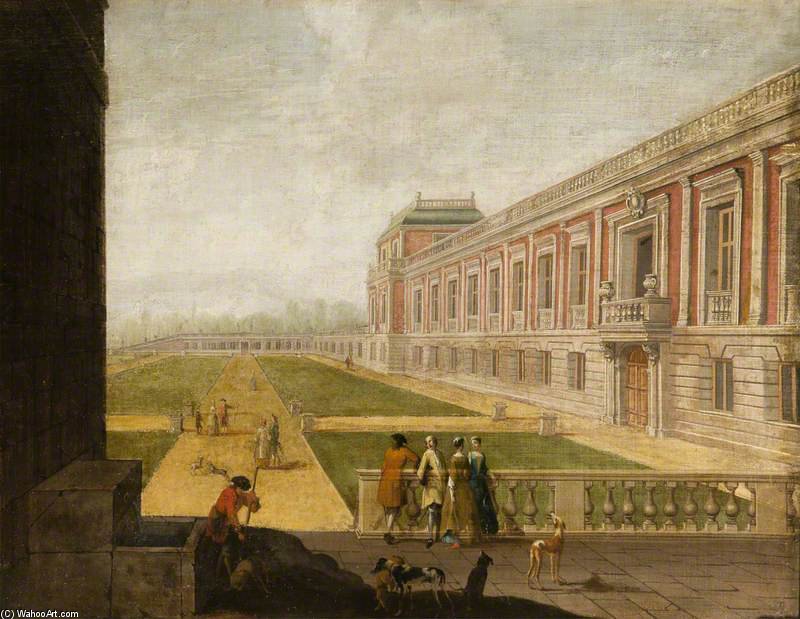 Figures By A Palace — James William Giles