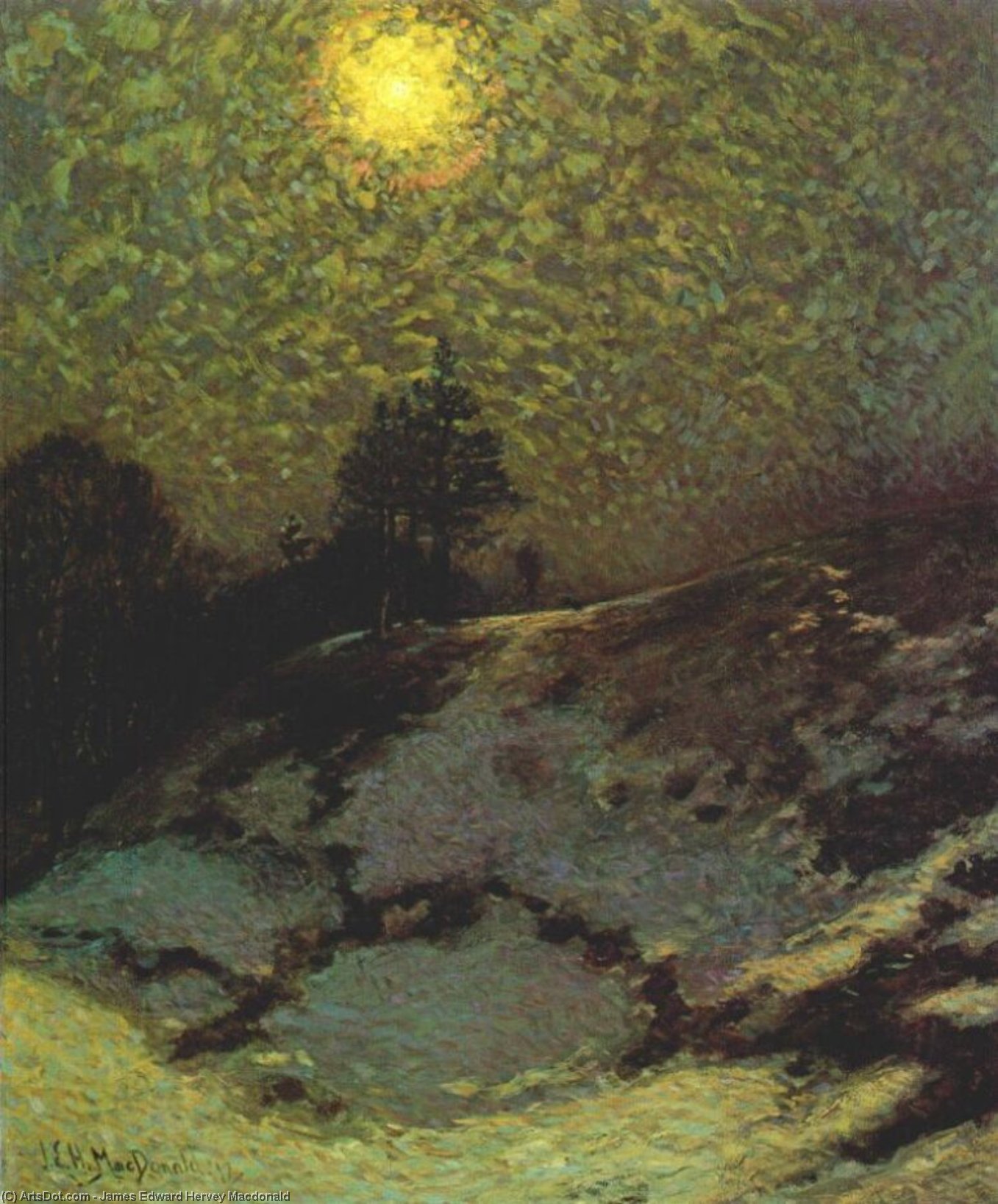 Early Evening, Winter — James Edward Hervey Macdonald