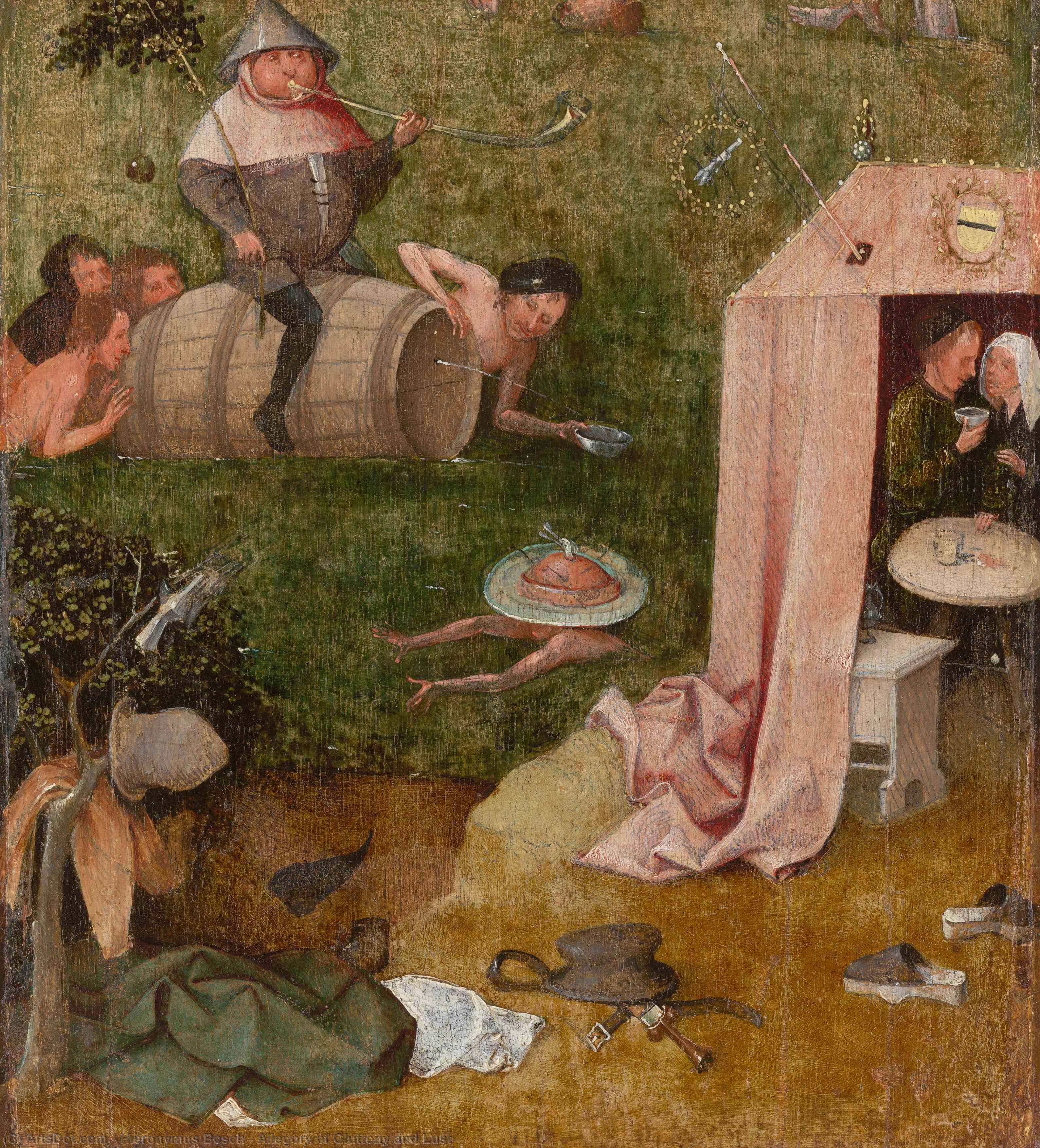 Allegory Of Gluttony And Lust — Херонимъс Бош