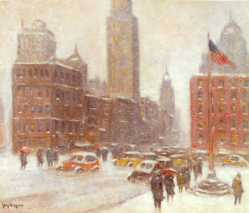 Fifth Avenue At Madison Square — Guy Carleton Wiggins