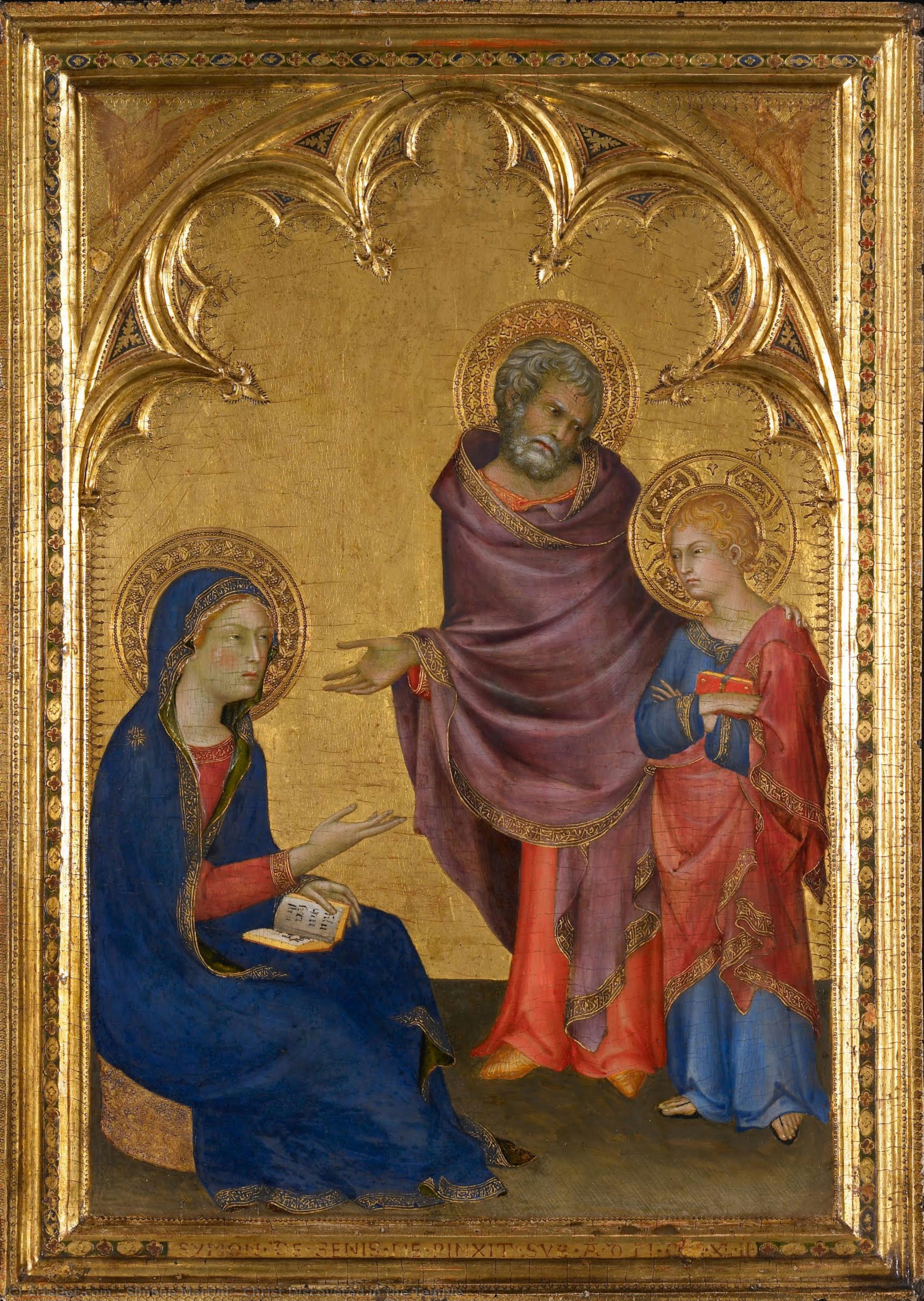 Cristo Rivelato Nel Tempio — Simone Martini