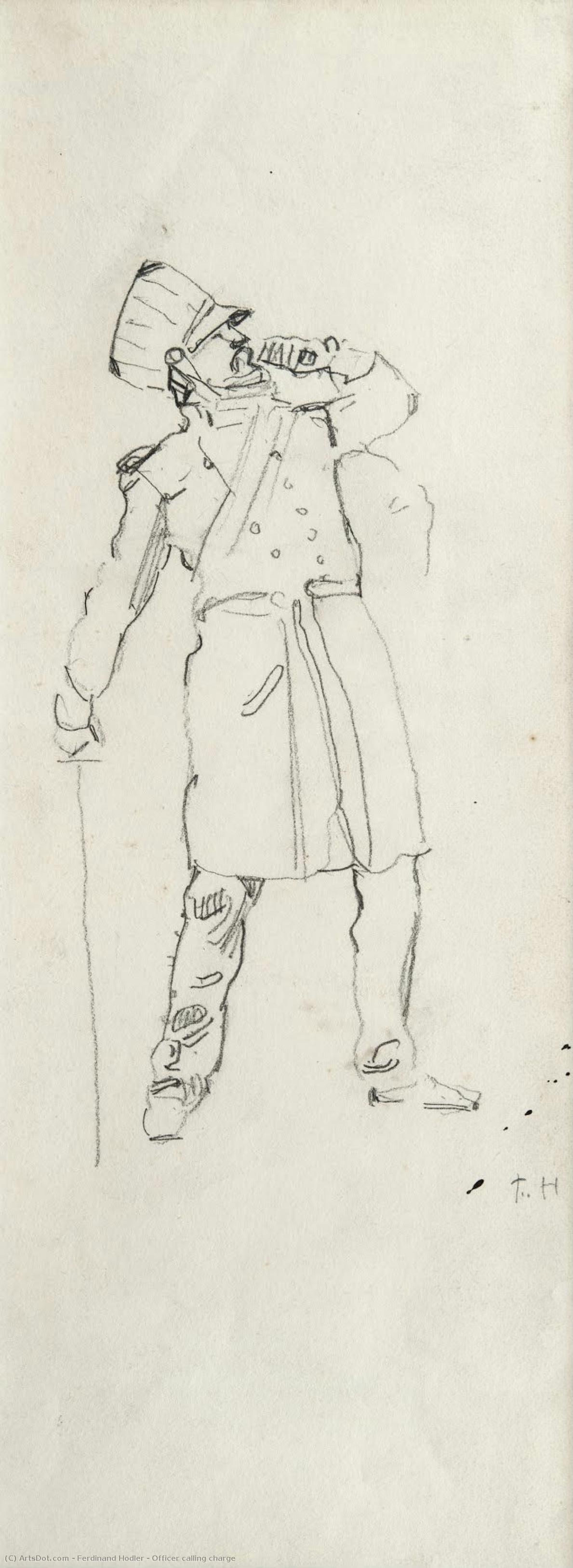 Officer Calling Charge — Ferdinand Hodler