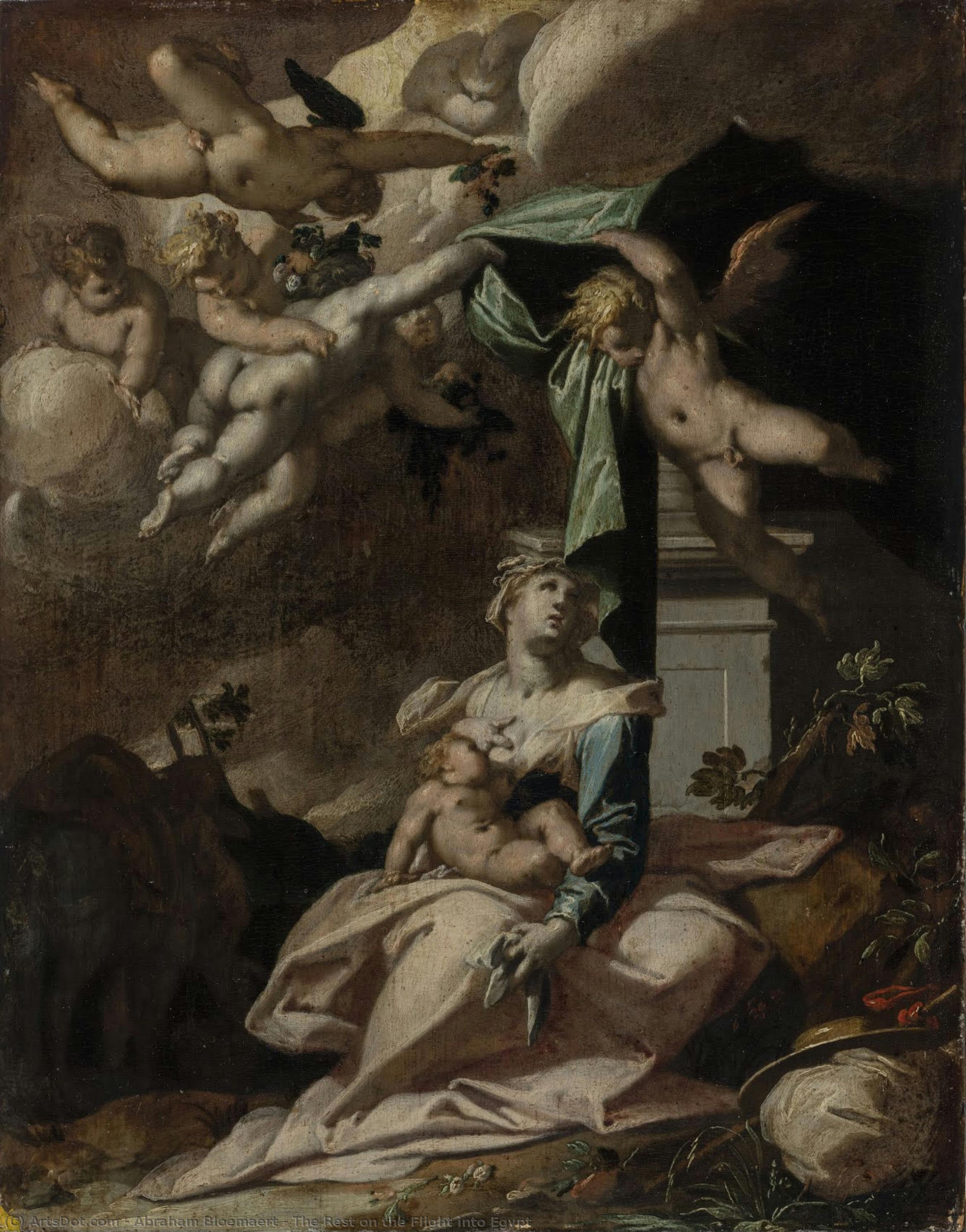 Покој У Египту — Abraham Bloemaert
