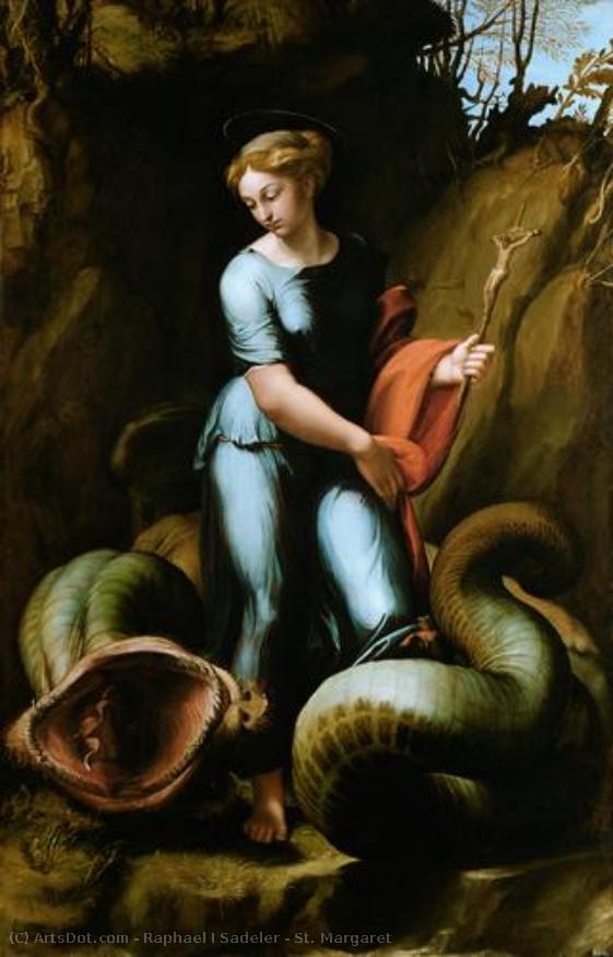 St. Margaret — Raphael I Sadeler