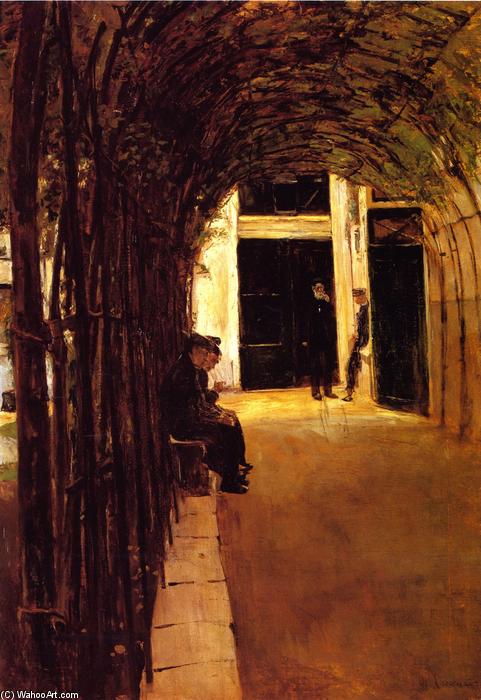 Hogar De Ancianos En Ámsterdam, Estudio — Max Liebermann