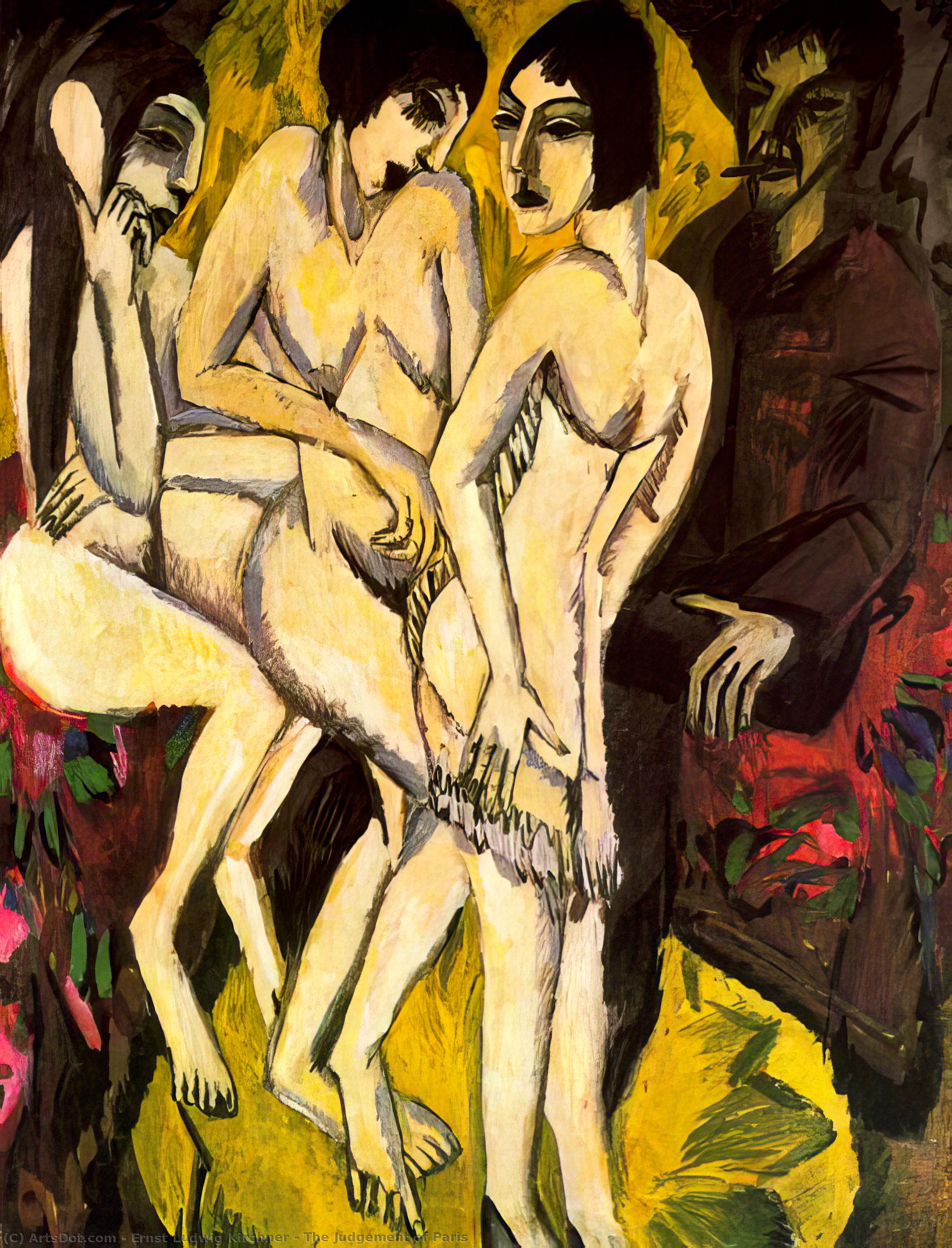 The Judgement Of Paris — Ernst Ludwig Kirchner