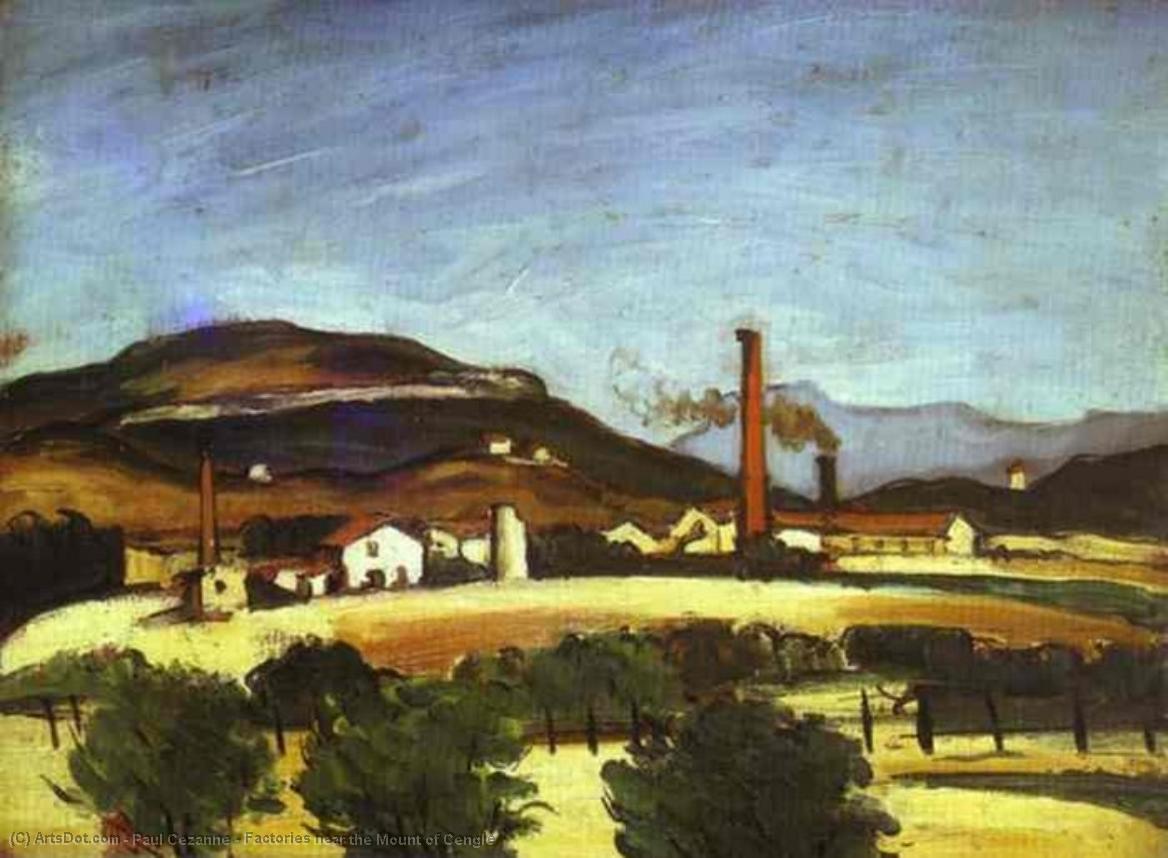 Factories Near The Mount Of Cengle — Paul Cézanne