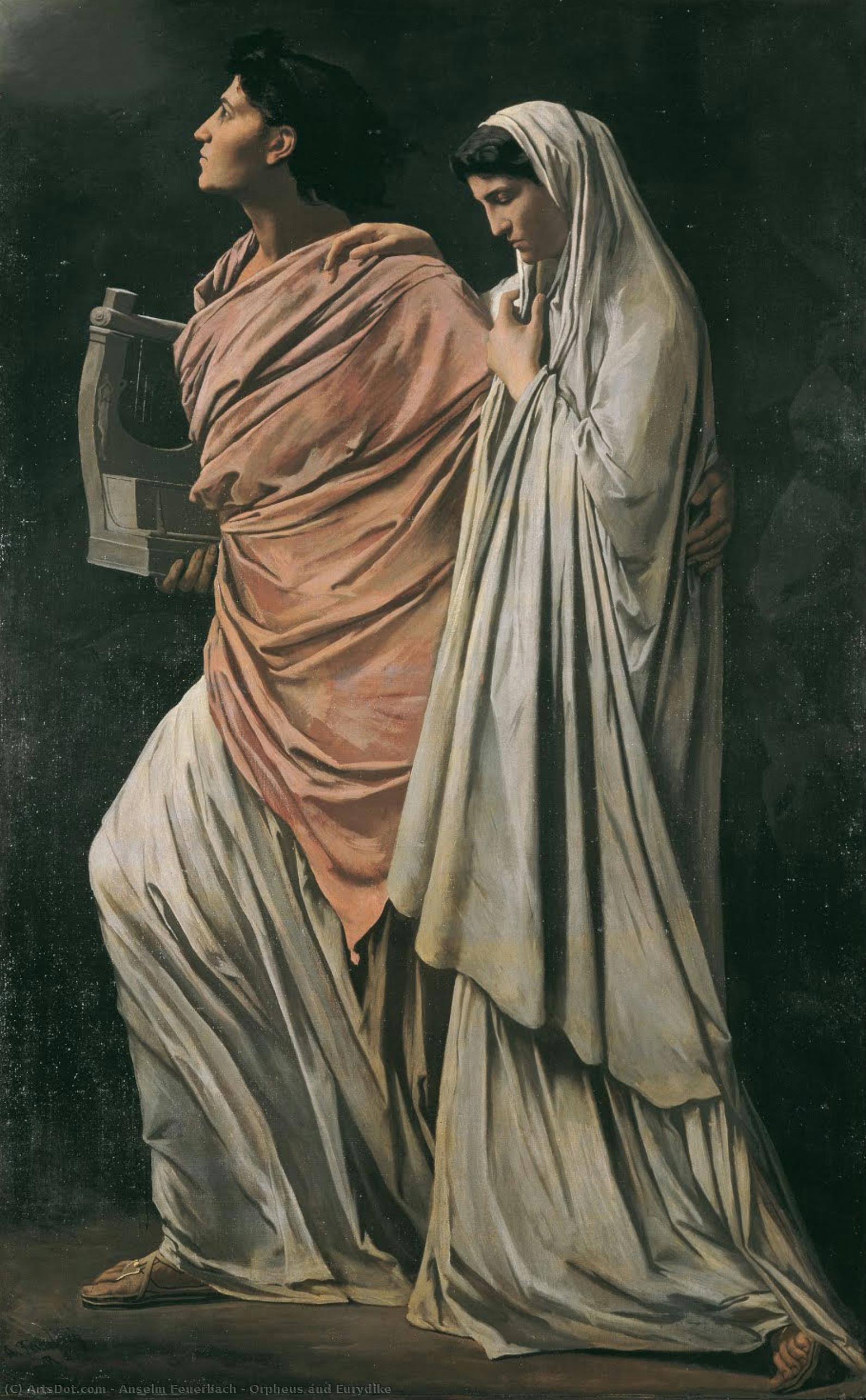 Orpheus And Eurydike — Anselm Feuerbach