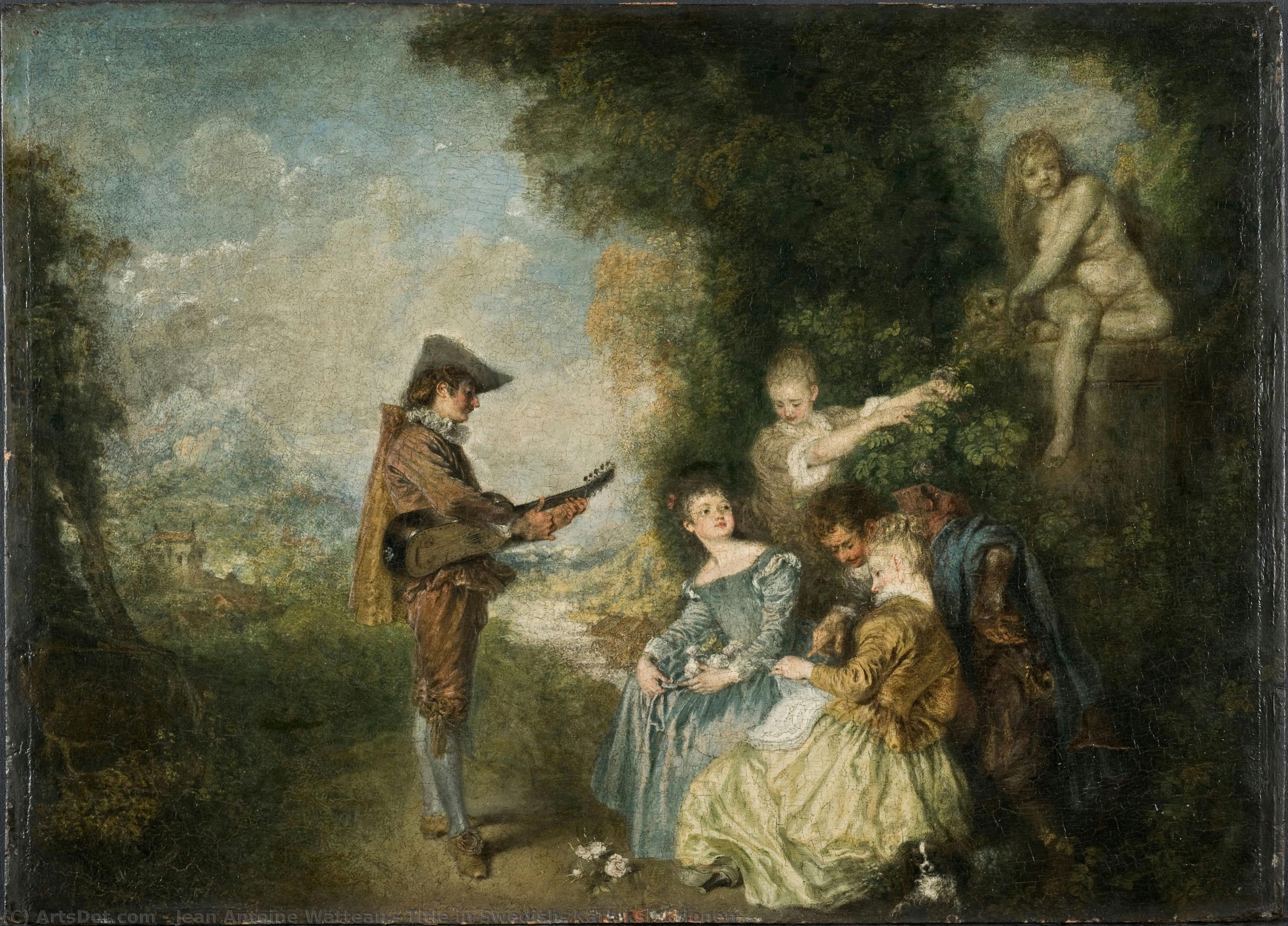 Lección De Amor — Jean-antoine Watteau