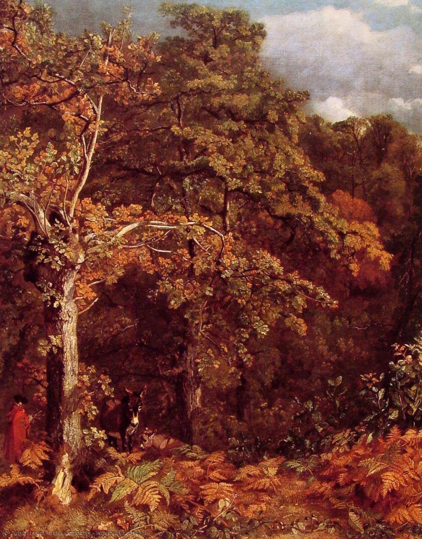 Wooded Landscape — John Constable