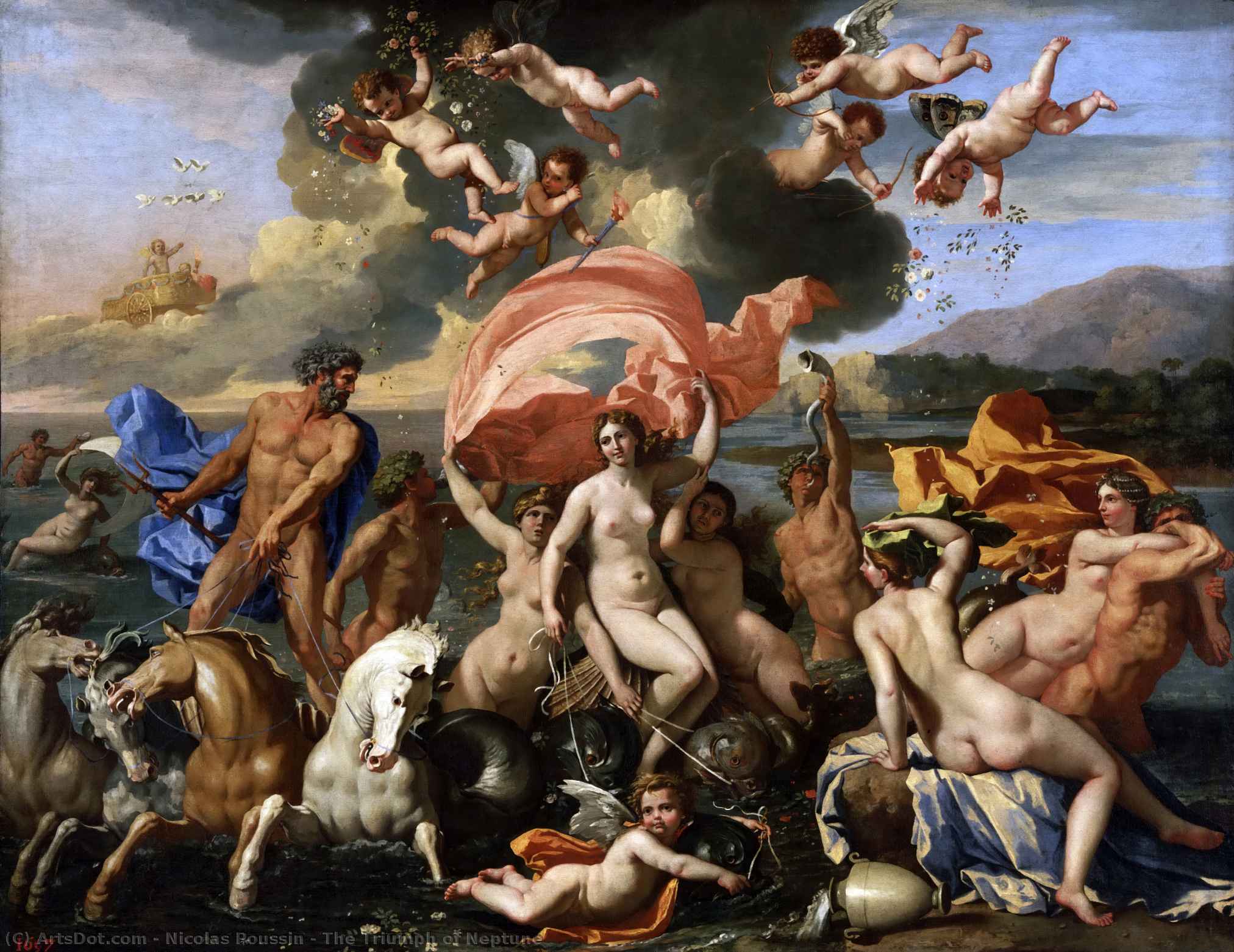 Triumf Neptuna — Nikolás Poussin