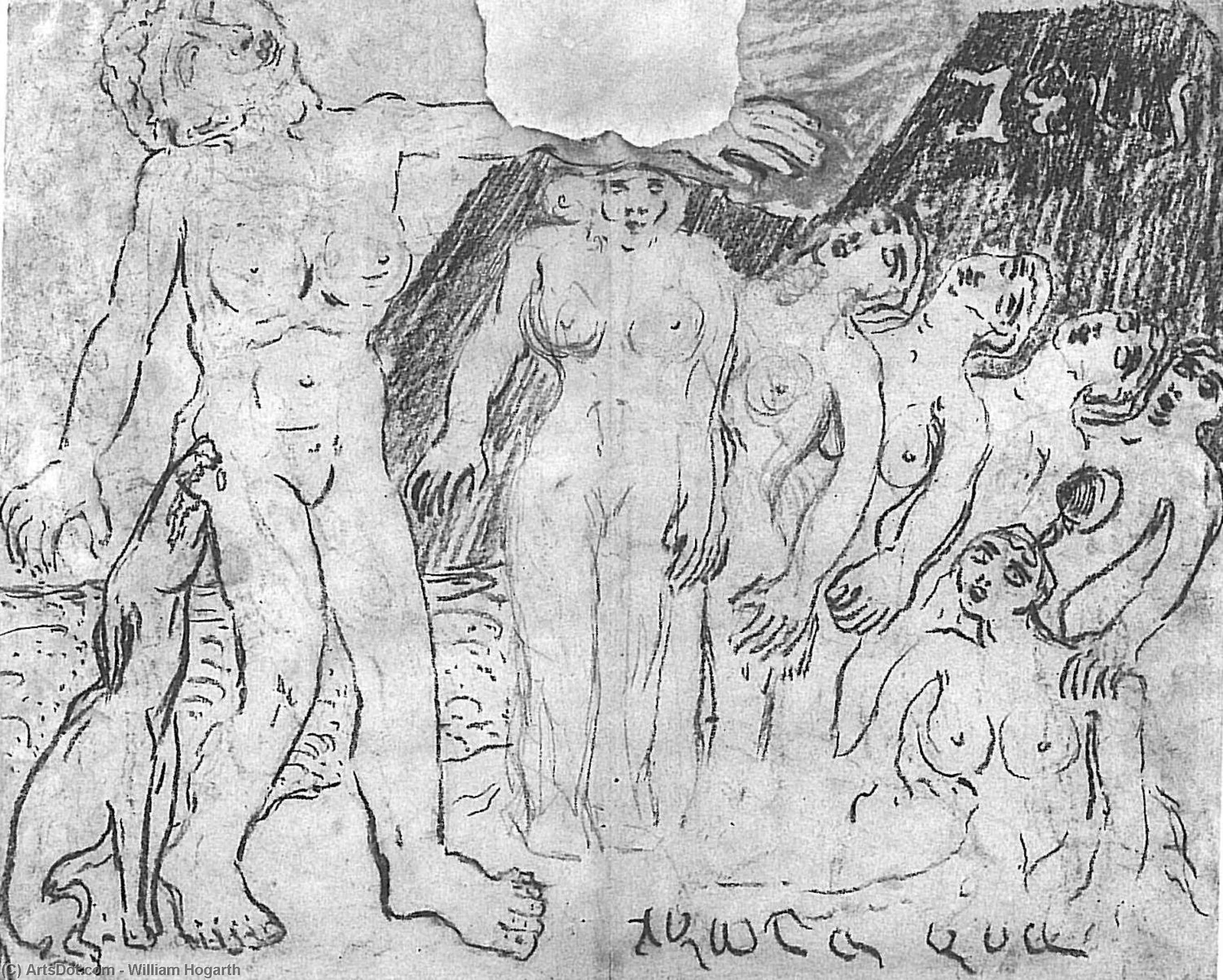A Harlot's Progress, Plate 4 — William Hogarth