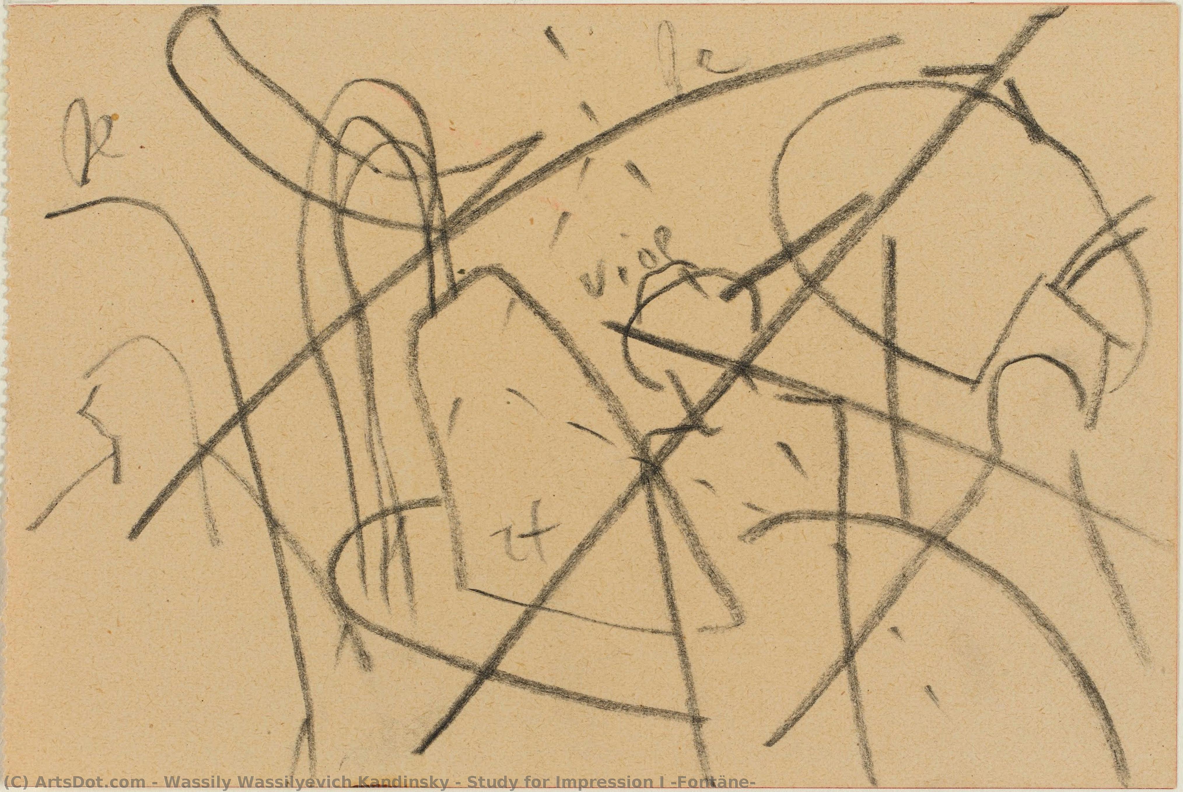 Studio Per Impressione I (fontäne) — Wassily Wassilyevich Kandinsky