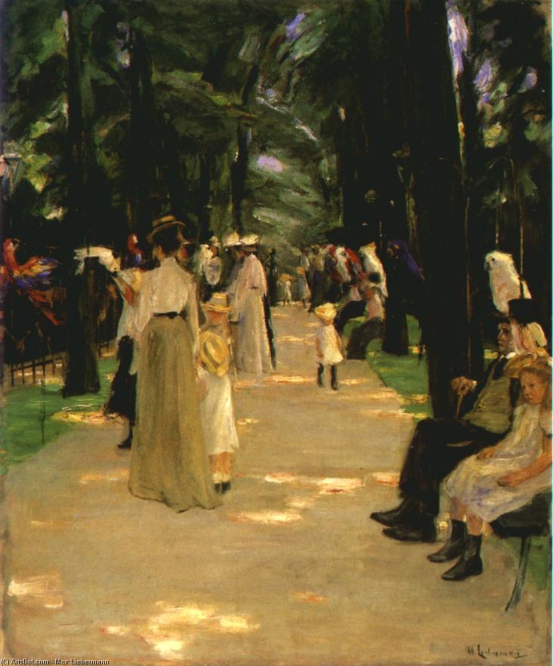 Papageienallee — Max Liebermann