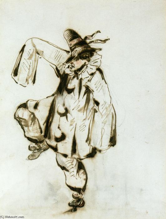 Pierrot Dansant — Édouard Manet