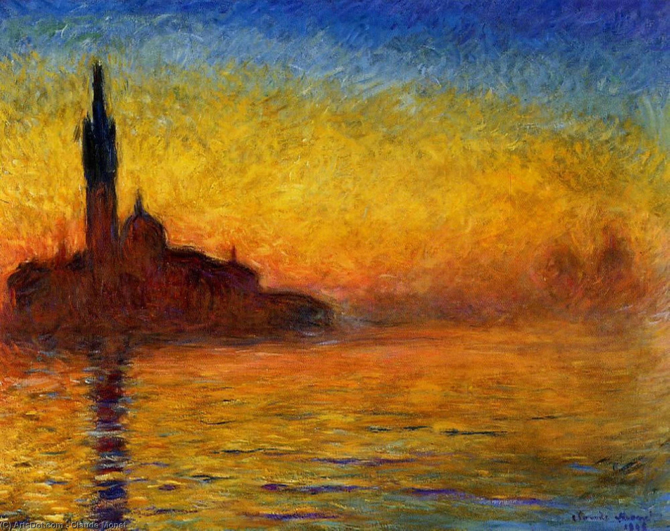 Twilight, Venezia — Claude Monet