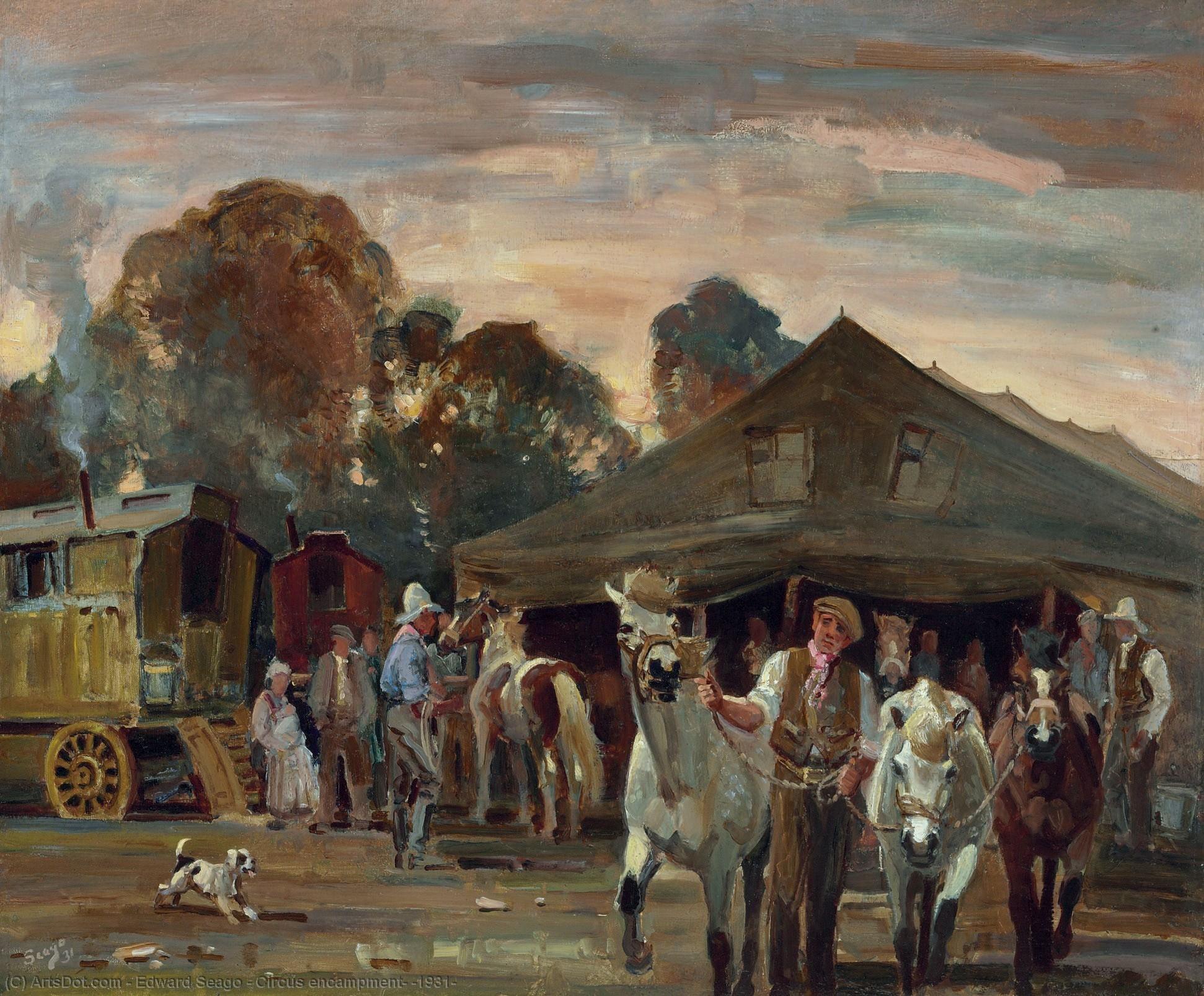 Circus Encampment, (1931) — ედუარდ სეგო