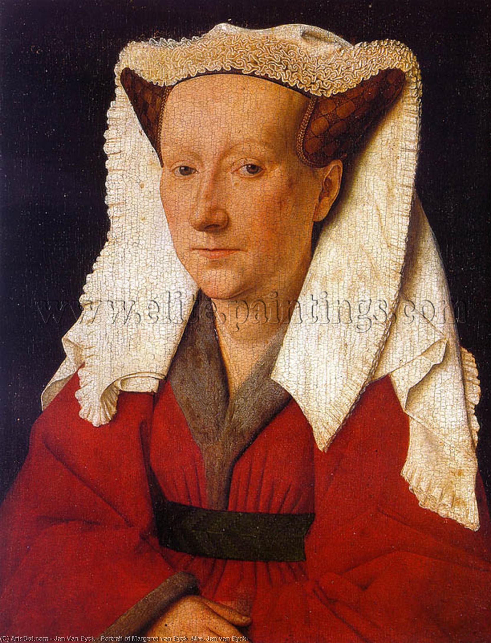 Margaret Van Eyck (mrs. Jan Van Eyck) — Jan Van Eyck