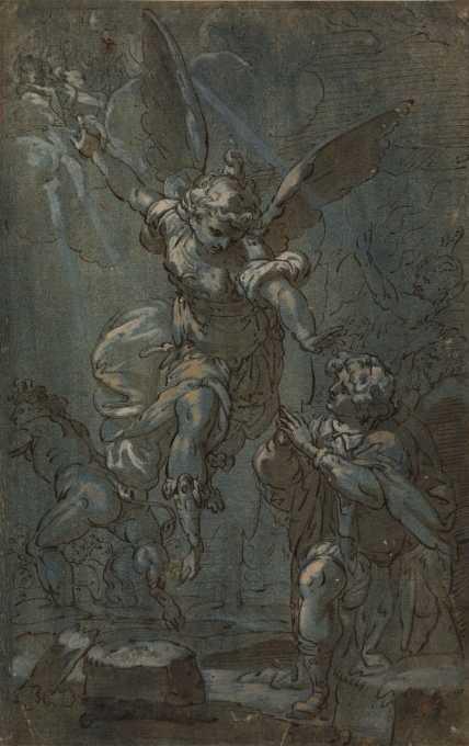 Apparizione A Un Santo — Carlo Cignani