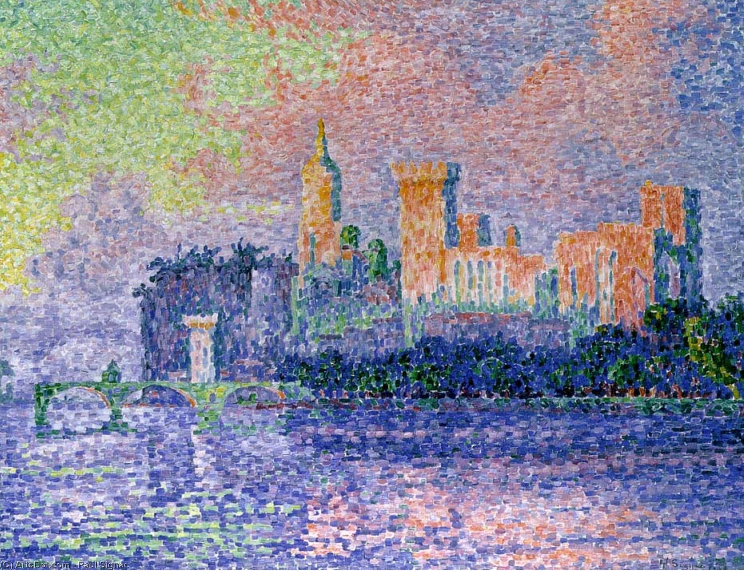 Sera, Avignone (palazzo Dei Papi) — Paul Signac