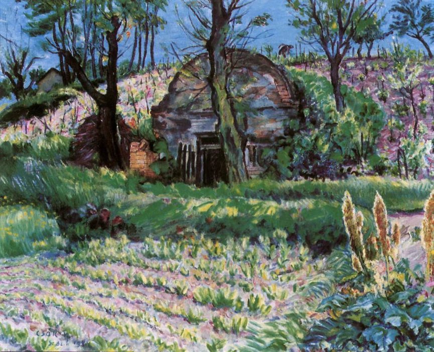 Wine-cellar — István Csók