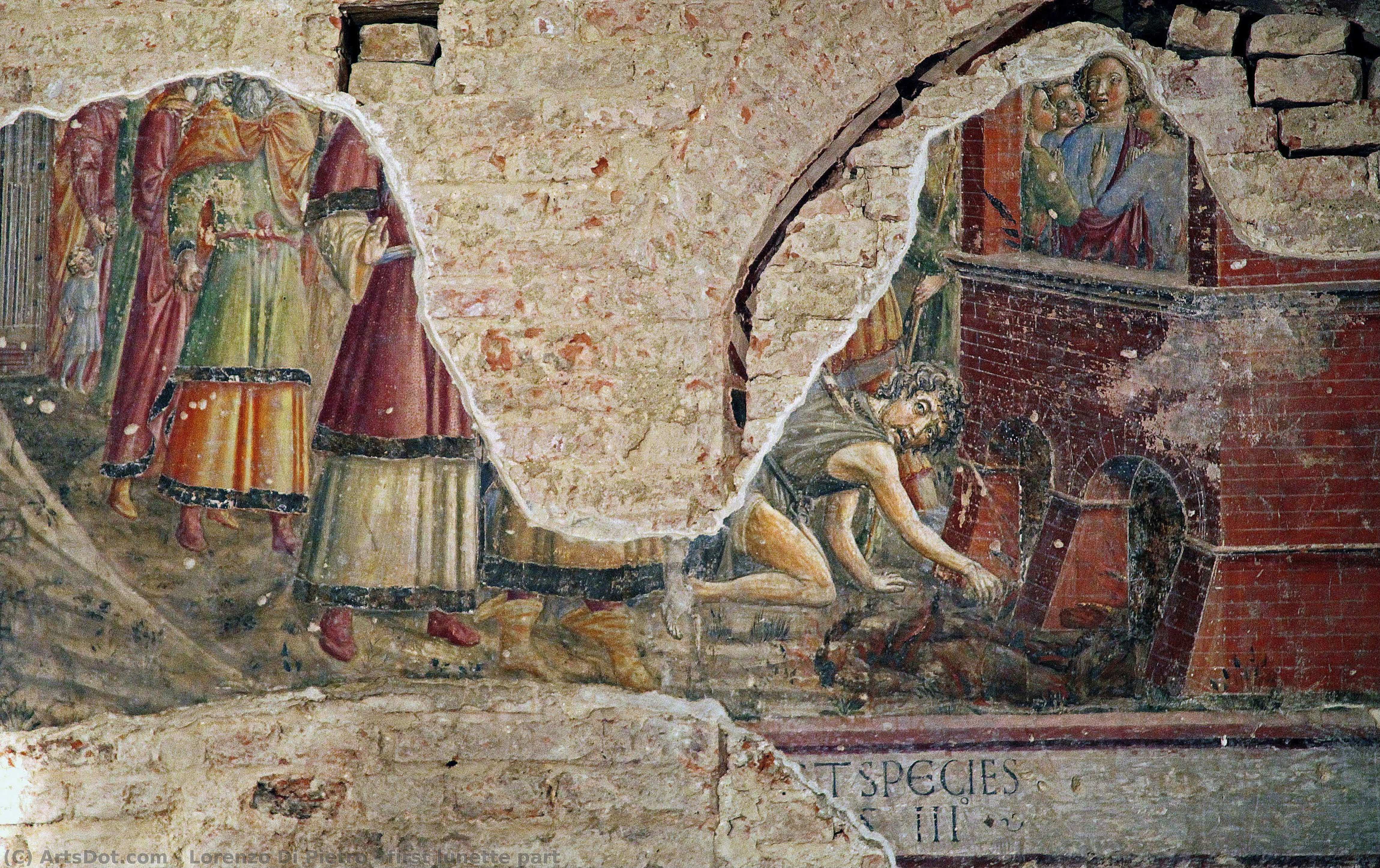 First Lunette Part — Lorenzo Di Pietro