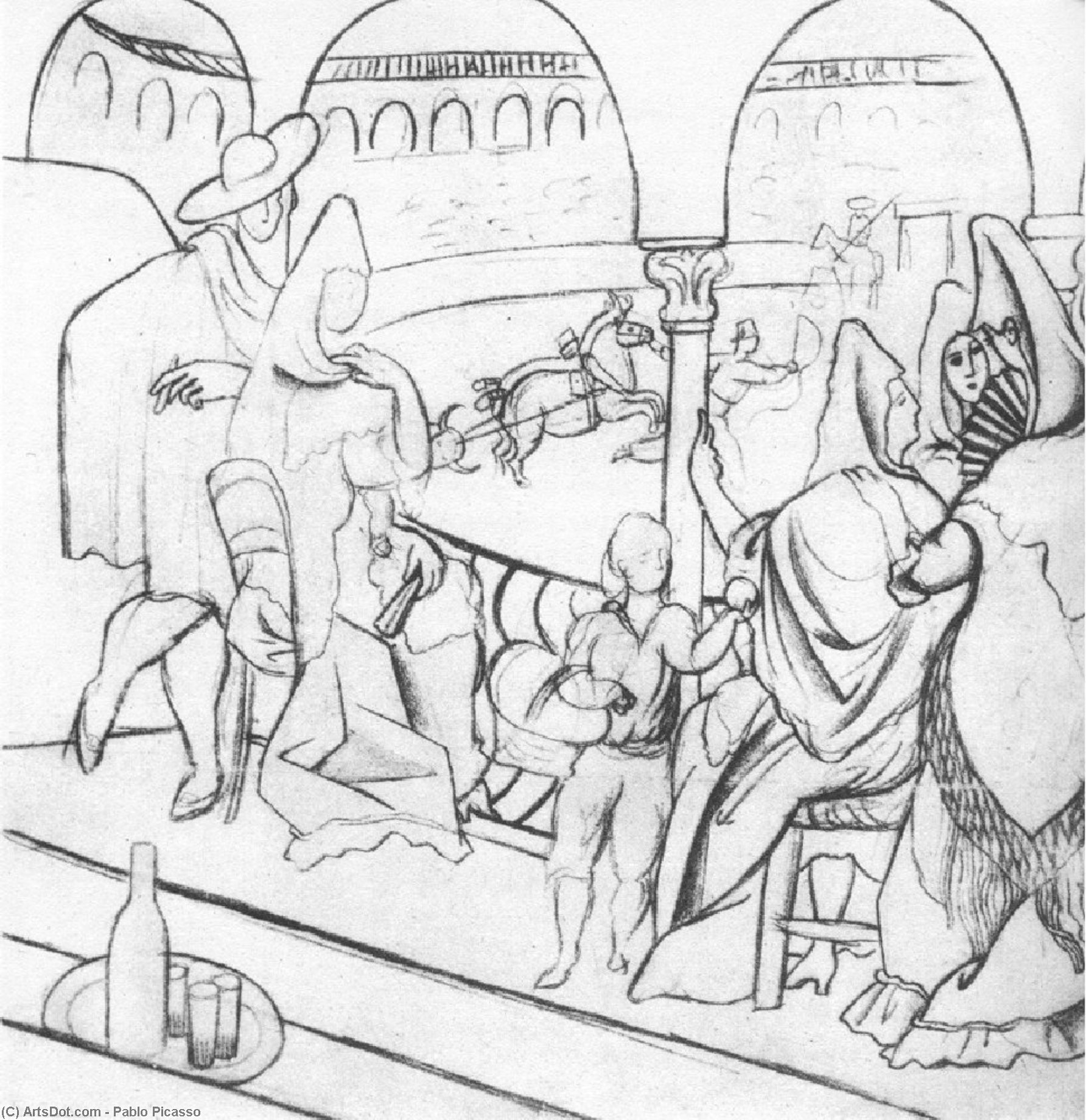 Tricorne (studio) — Pablo Picasso
