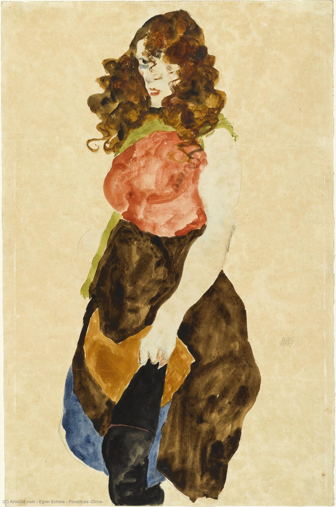 La Prostituta — Egon Schiele