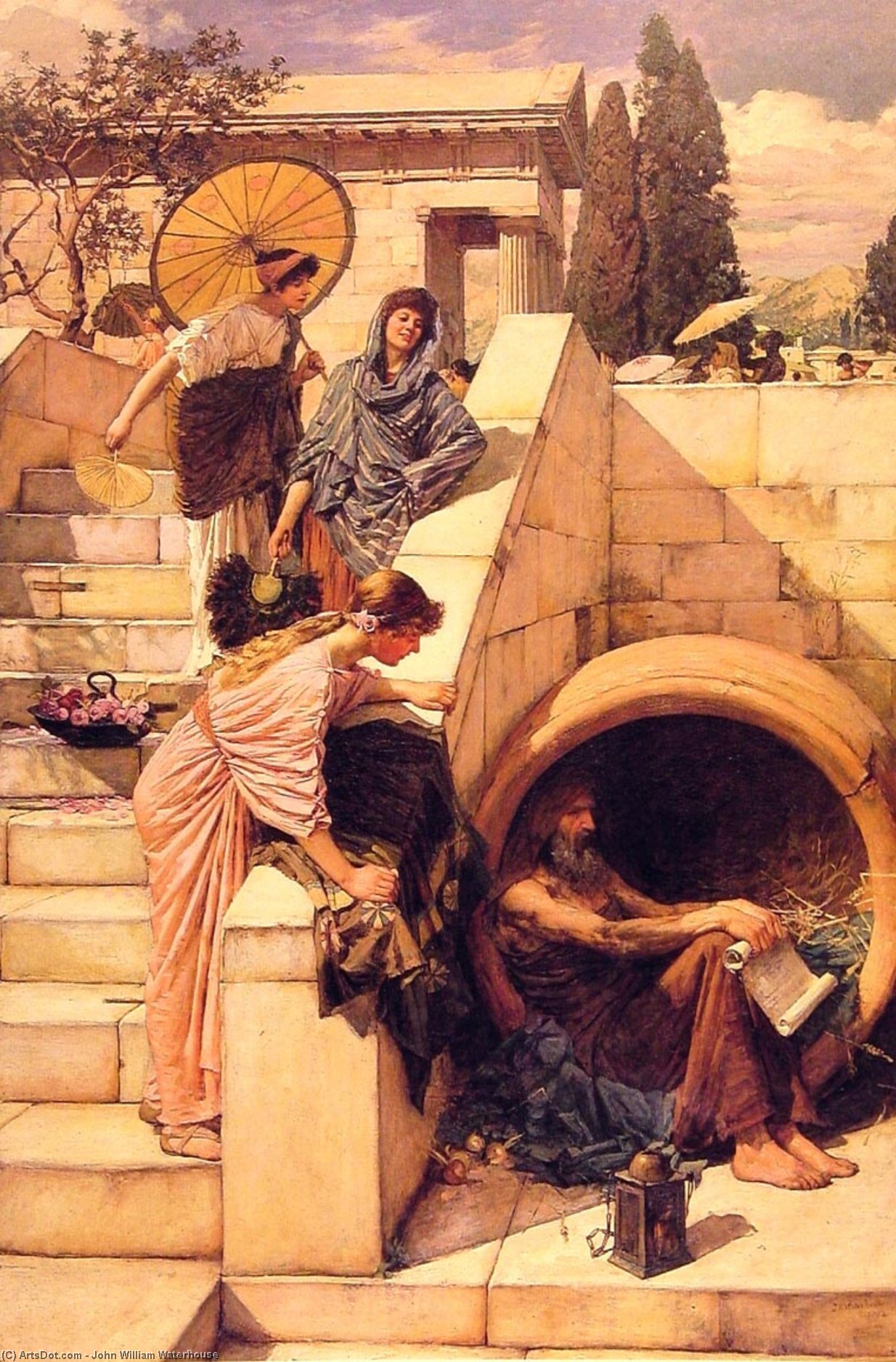 Diogenes — John William Waterhouse
