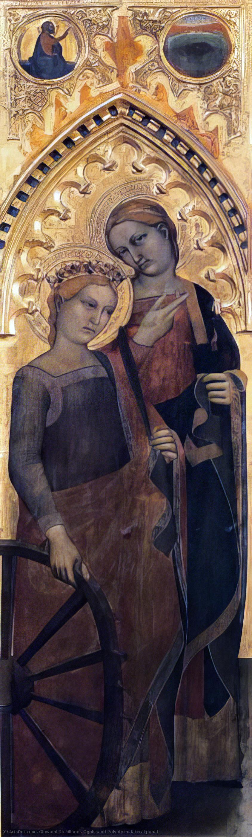 Polyptyque Des Ognissanti : Panneau Latéral — Giovanni Di Jacopo Di Guido Da Caversaccio (giovanni Da Milano)