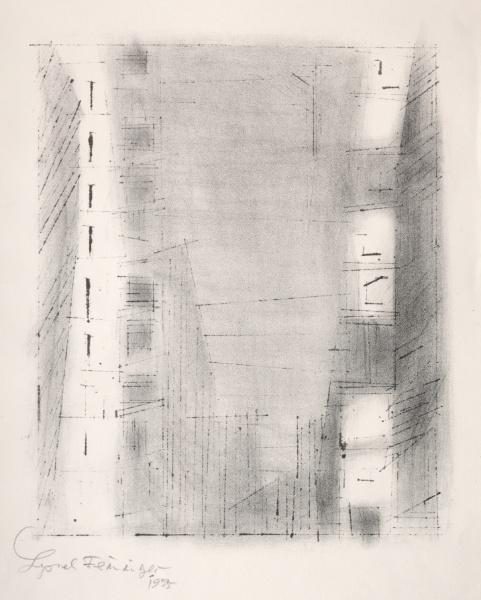 Manhattan 3, Stone 2 — Lyonel Feininger