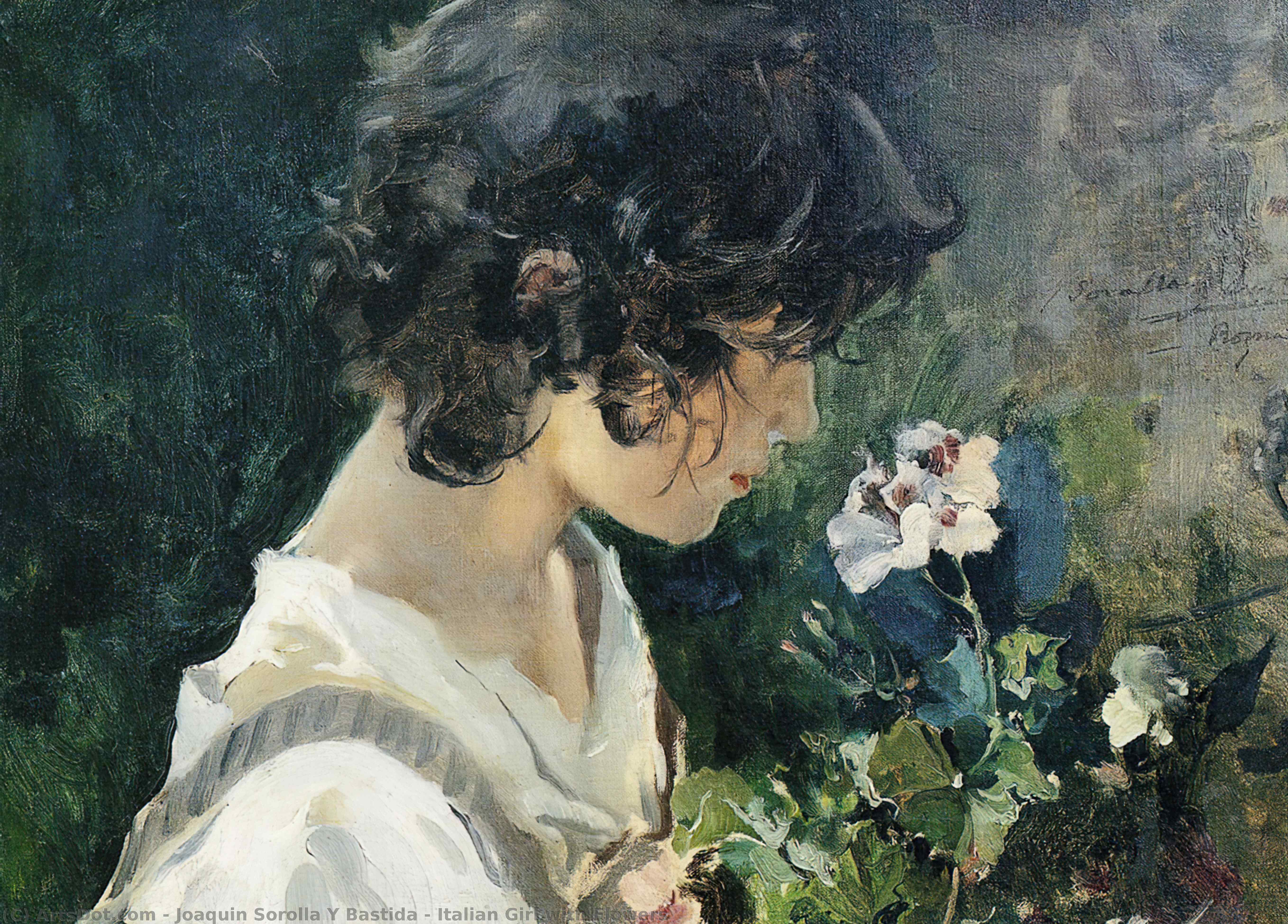 Devojka Sa Cvecem — Joaquin Sorolla