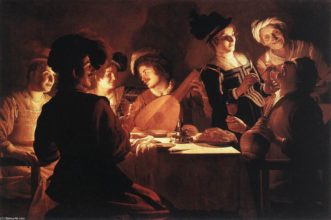 Abendgesellschaft — Gerard Van Honthorst