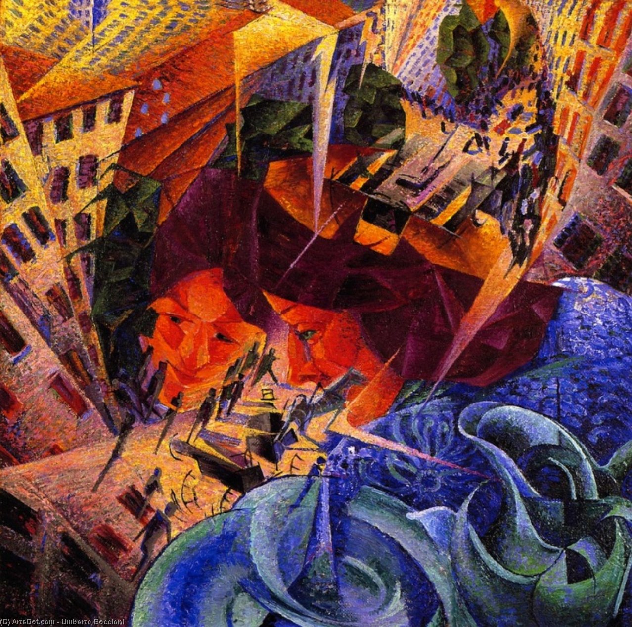 Visioni Simultanee — Umberto Boccioni