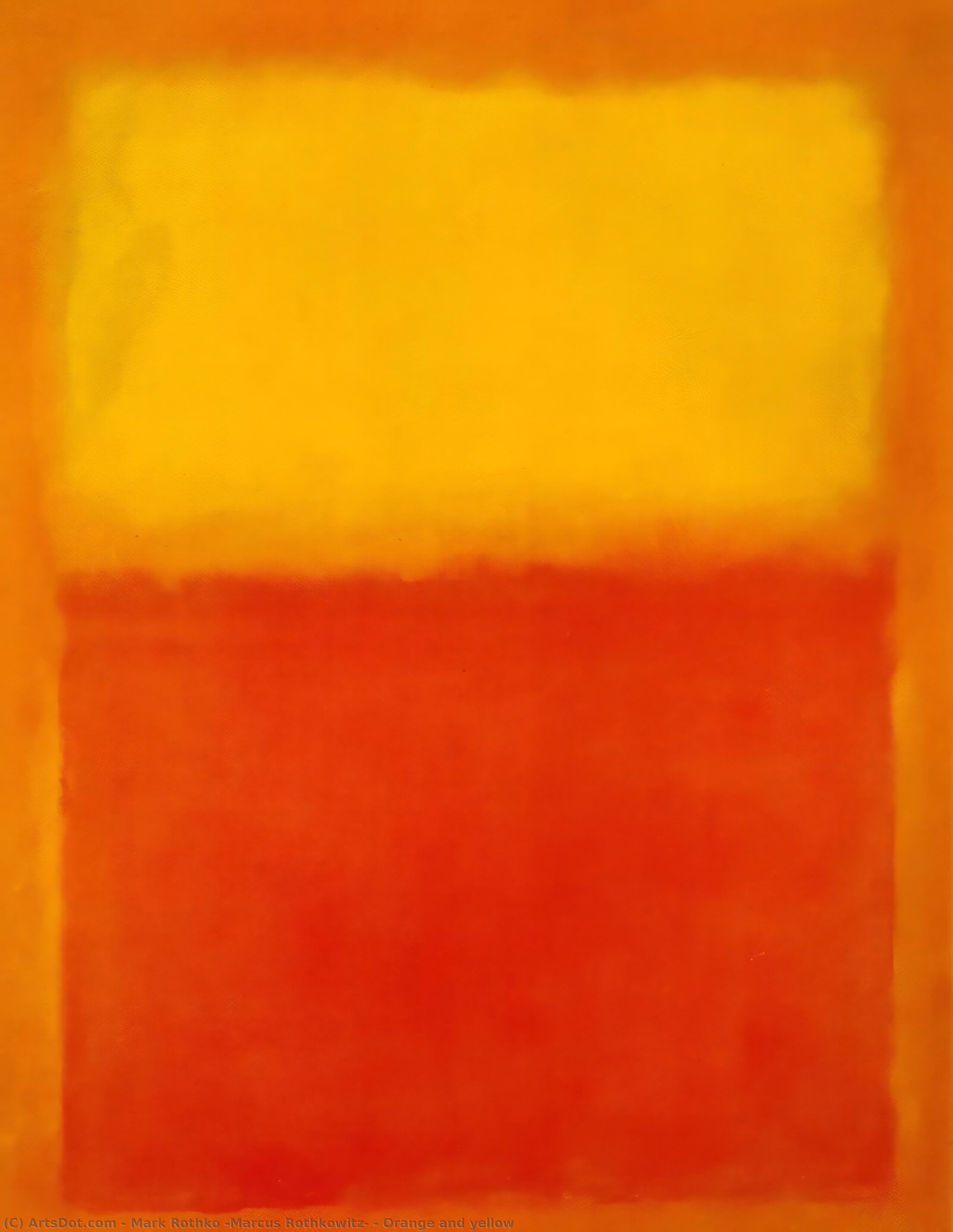 Orange Et Jaune — Mark Rothko