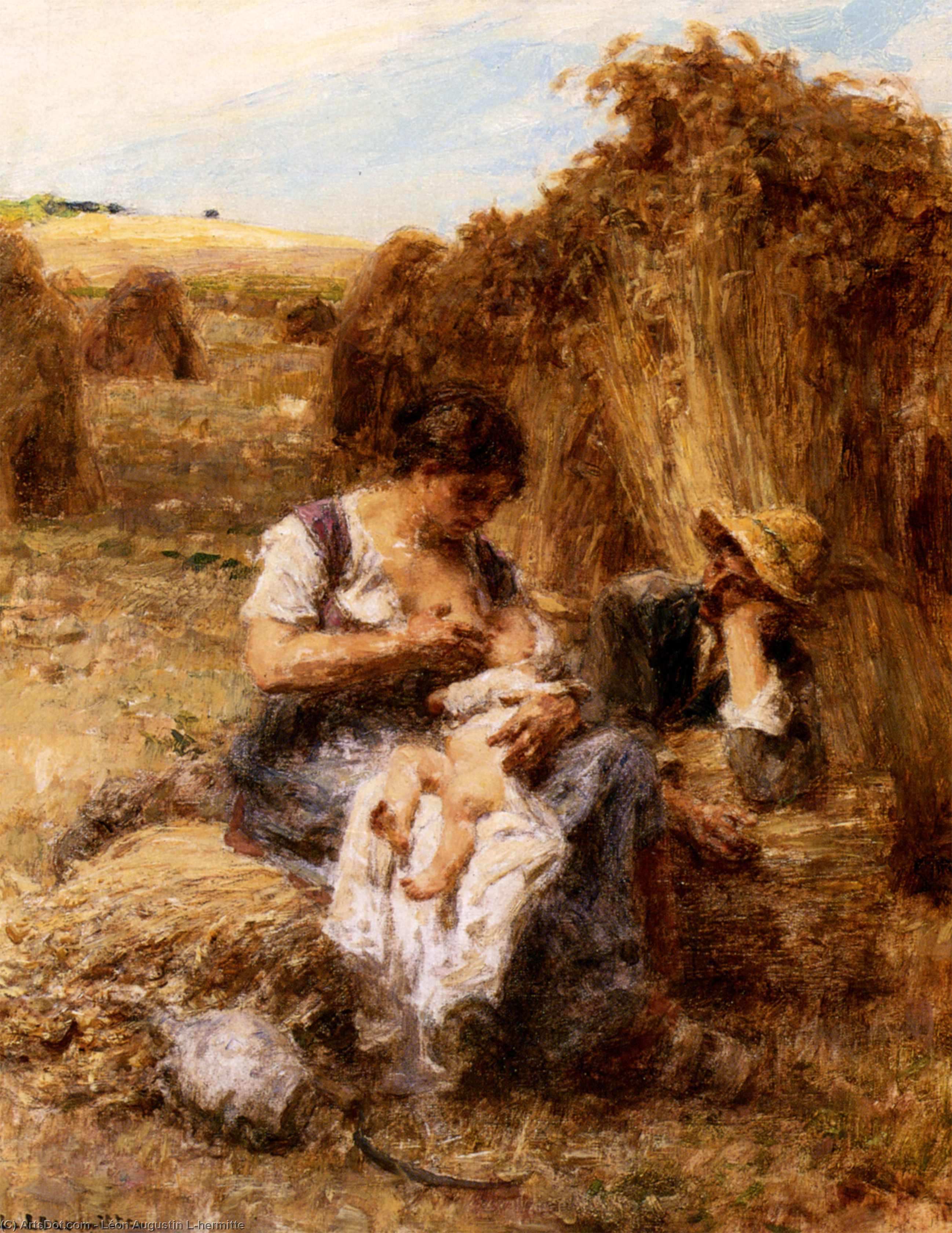 Maternite — Léon Augustin L'hermitte