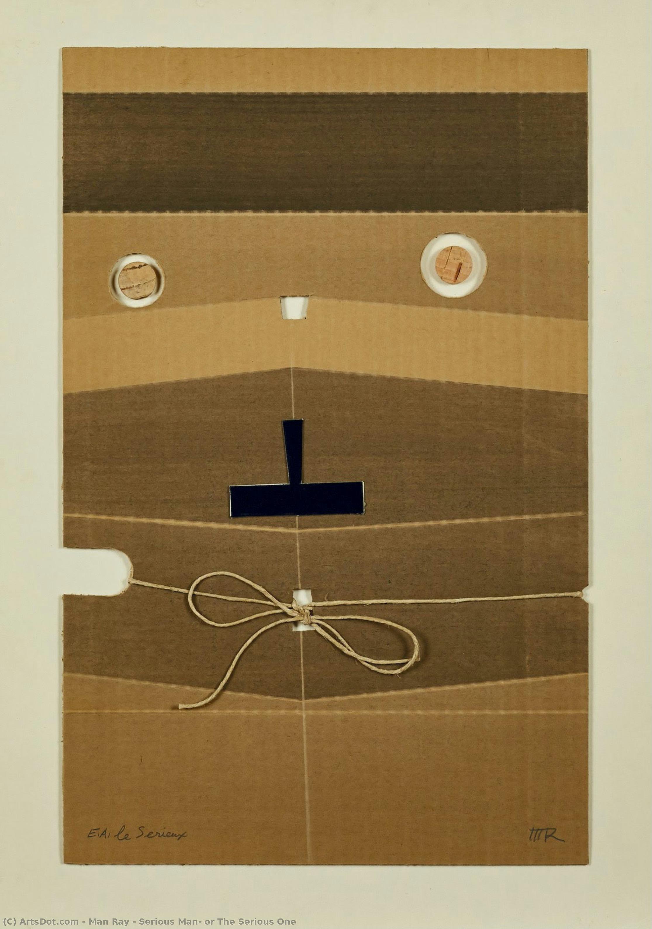 Ernsthafter Mann, Oder Der Ernsthafte — Man Ray