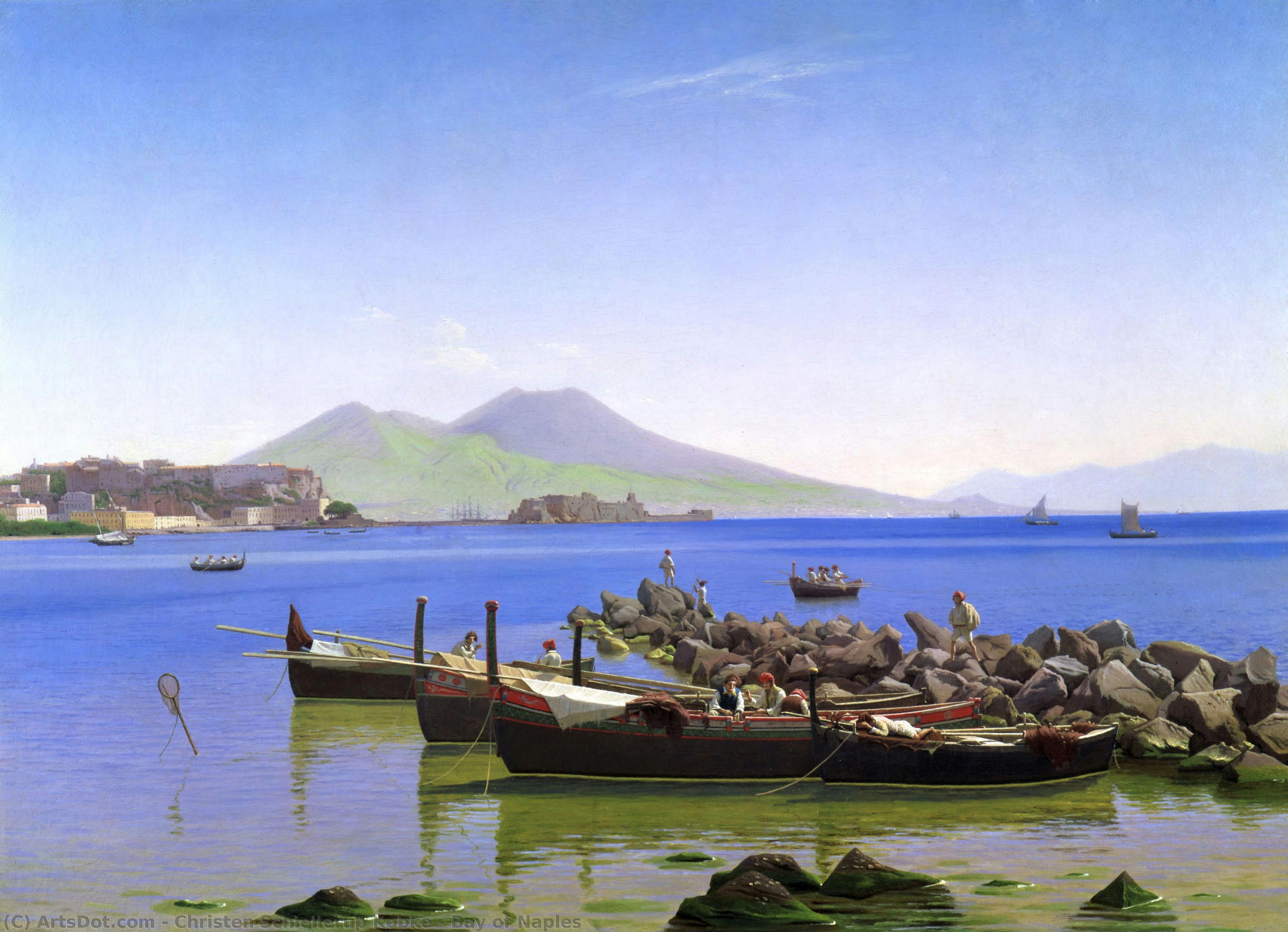 Bay Of Naples — Christen Schiellerup Købke