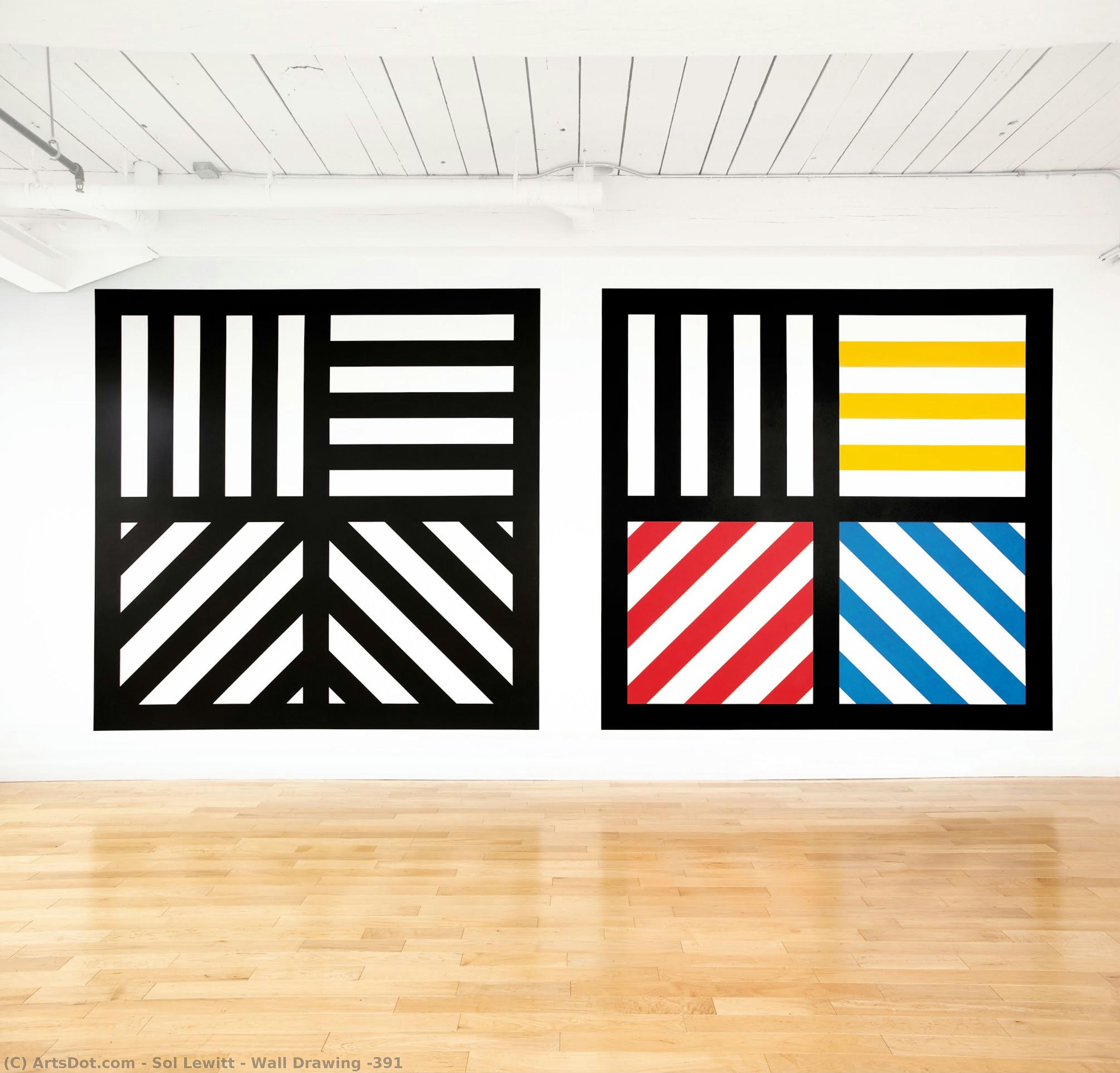 Wall Drawing #391 — Sol Lewitt