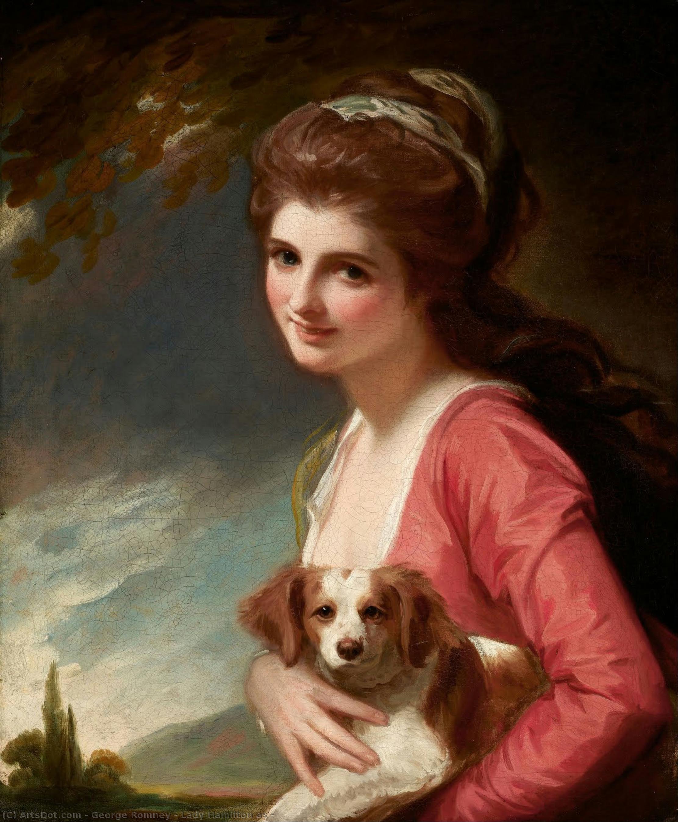 Lady Hamilton As — George Romney