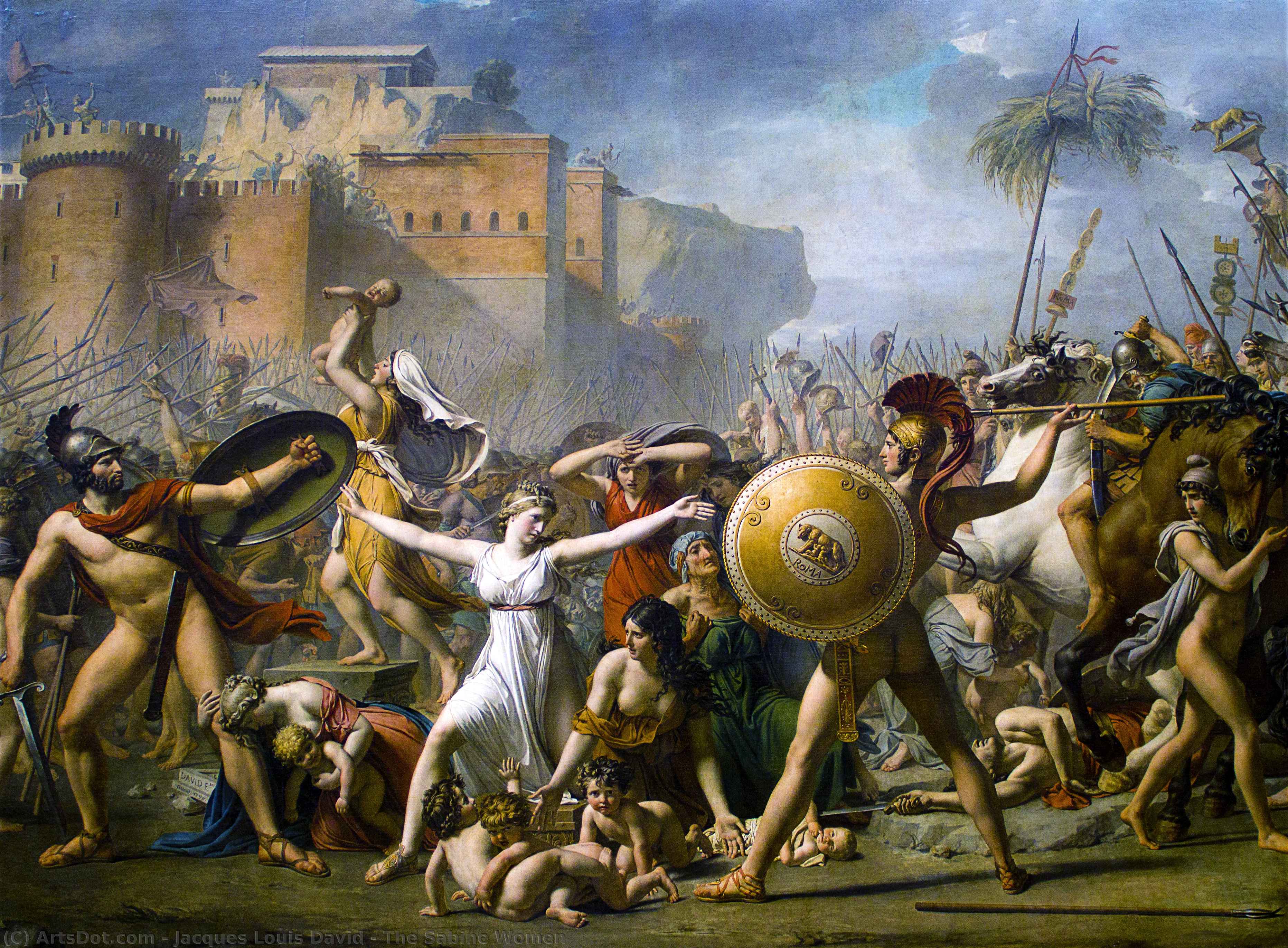 Les Sabines — Jacques-louis David