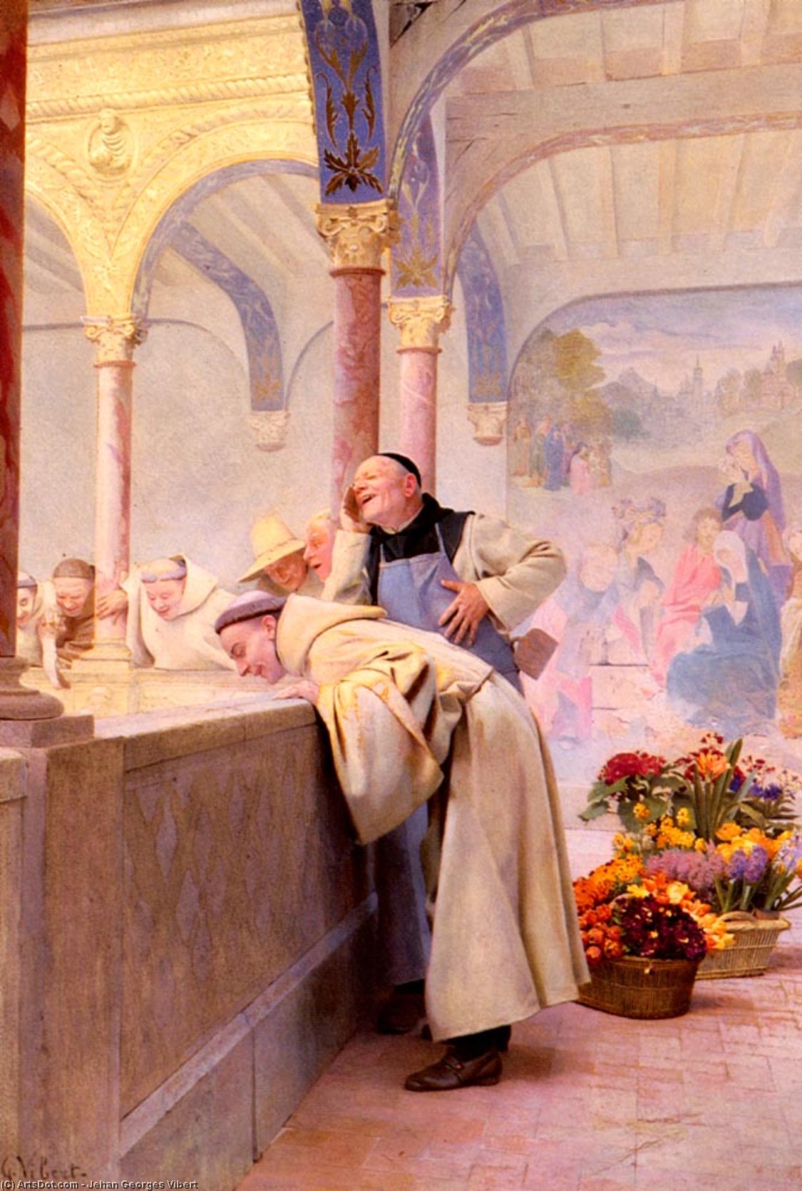 Un Scandale — Jehan Georges Vibert